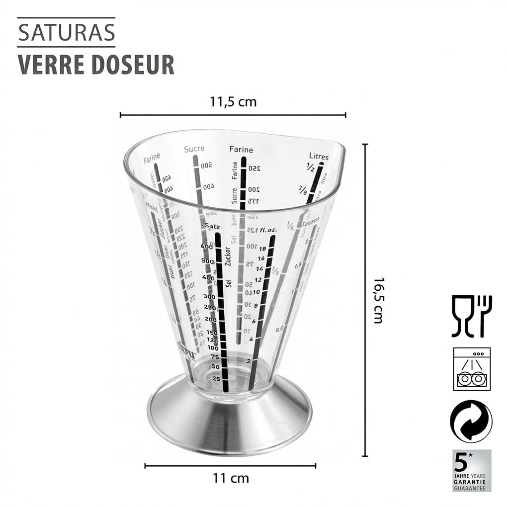 gefu-verre-mesureur-500-ml-verre-gradu-transparent-multi-usages-avec-rep-rage-ex image 2