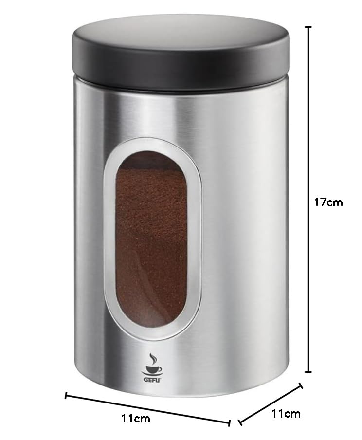 gefu-piero-ge16340-bo-te-caf-en-acier-inoxydable-11-x-11-x-17-cm-500-g-lave-vais image 5