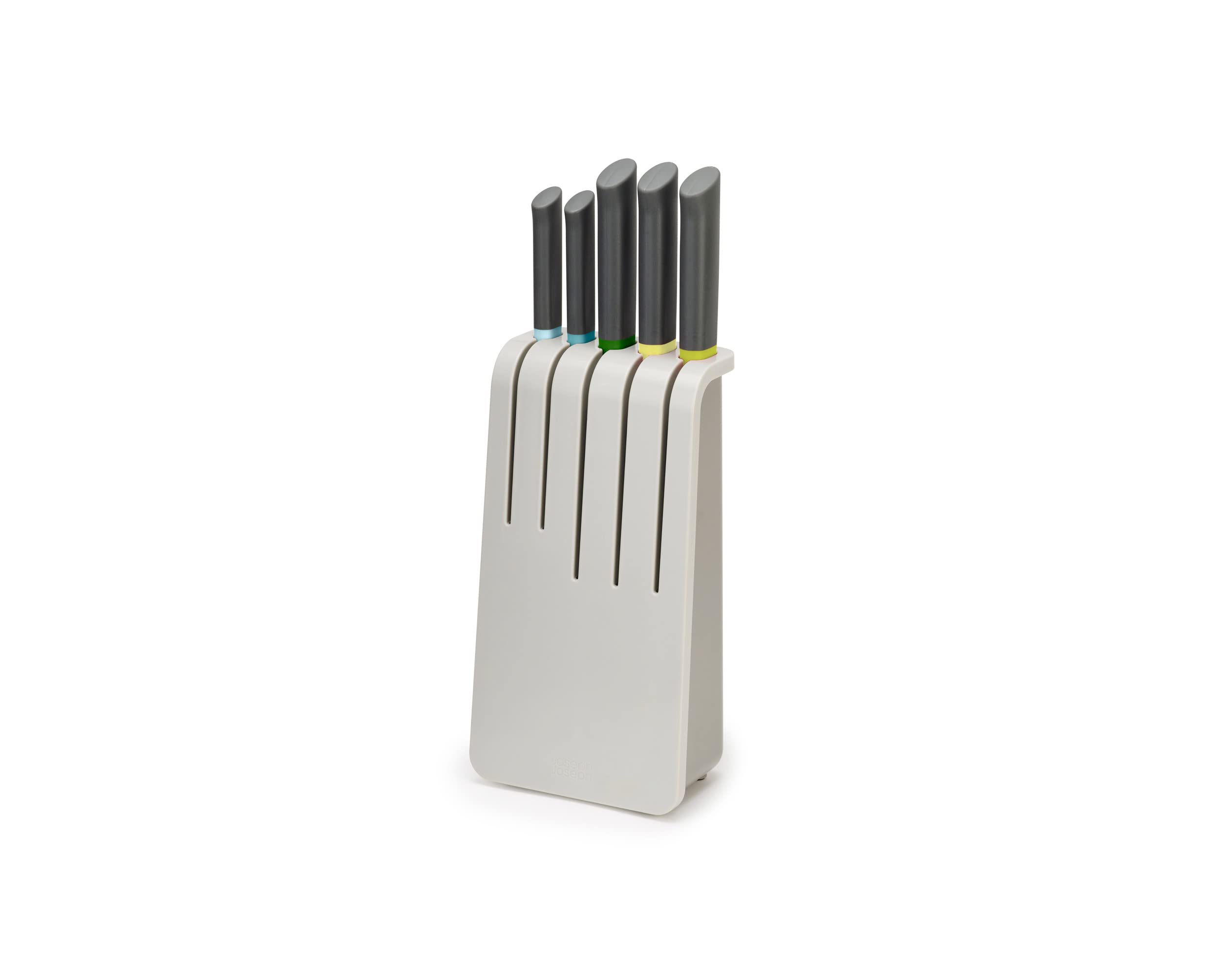 joseph-joseph-duo-bloc-de-couteaux-5-pi-ces-lames-japonaises-en-acier-inoxydable image 1