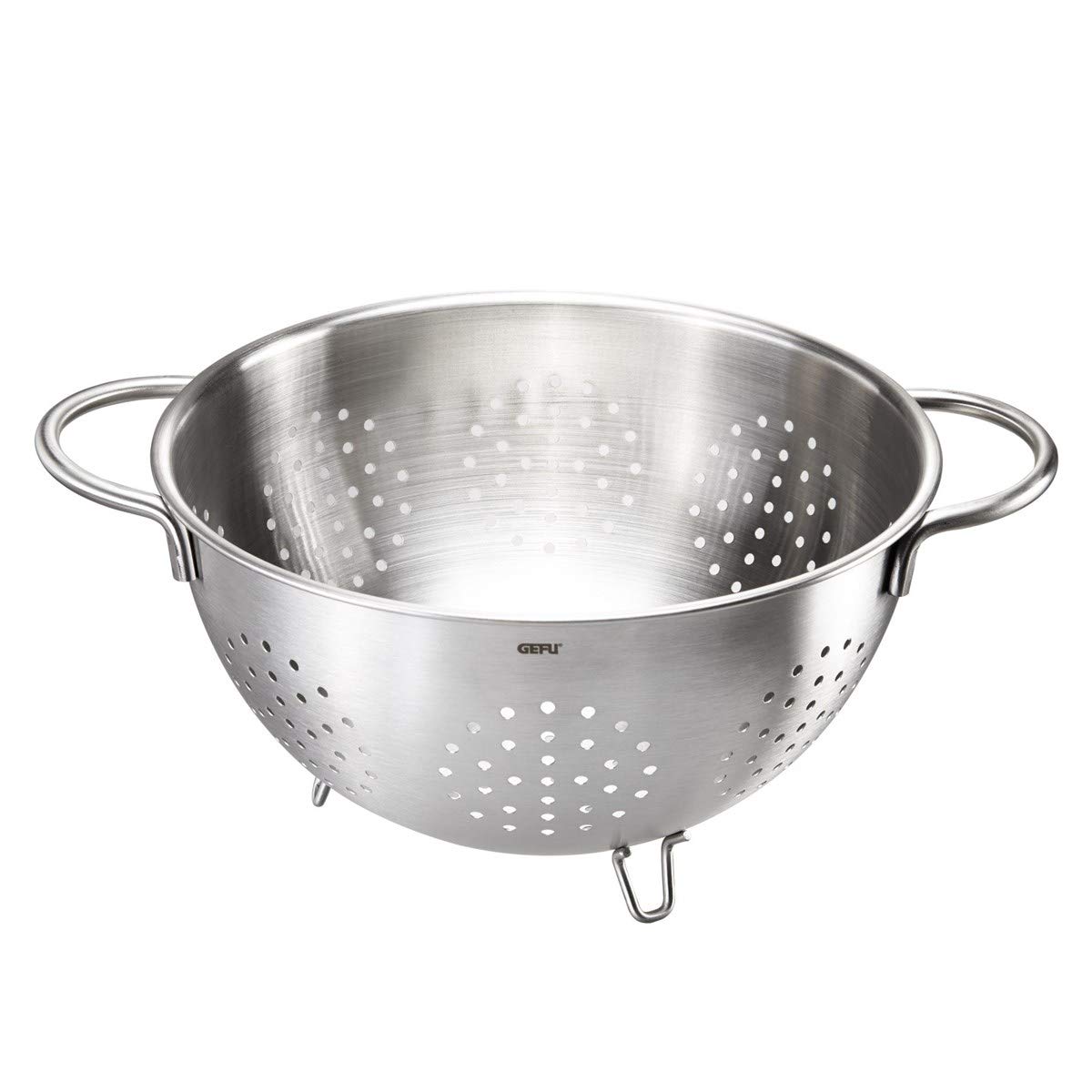 gefu-colino-ge28130-passoire-inox-24-cm-4-l-poign-es-ergonomiques-et-3-pieds-sta image 1