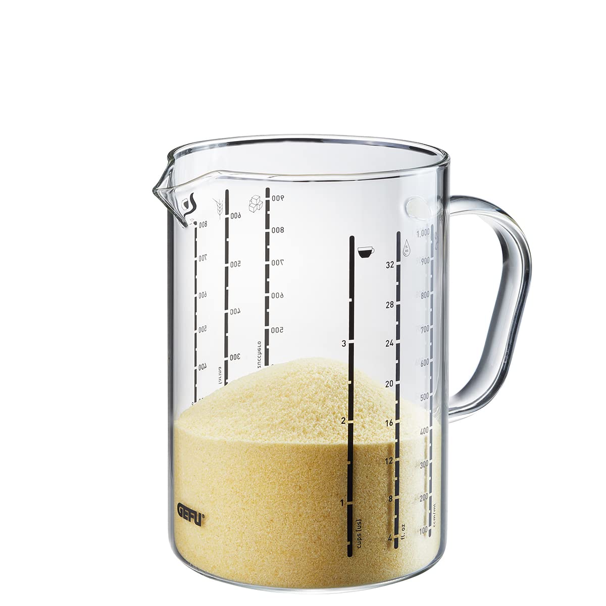 gefu-meti-14452-verre-doseur-1000-ml-transparent image 1