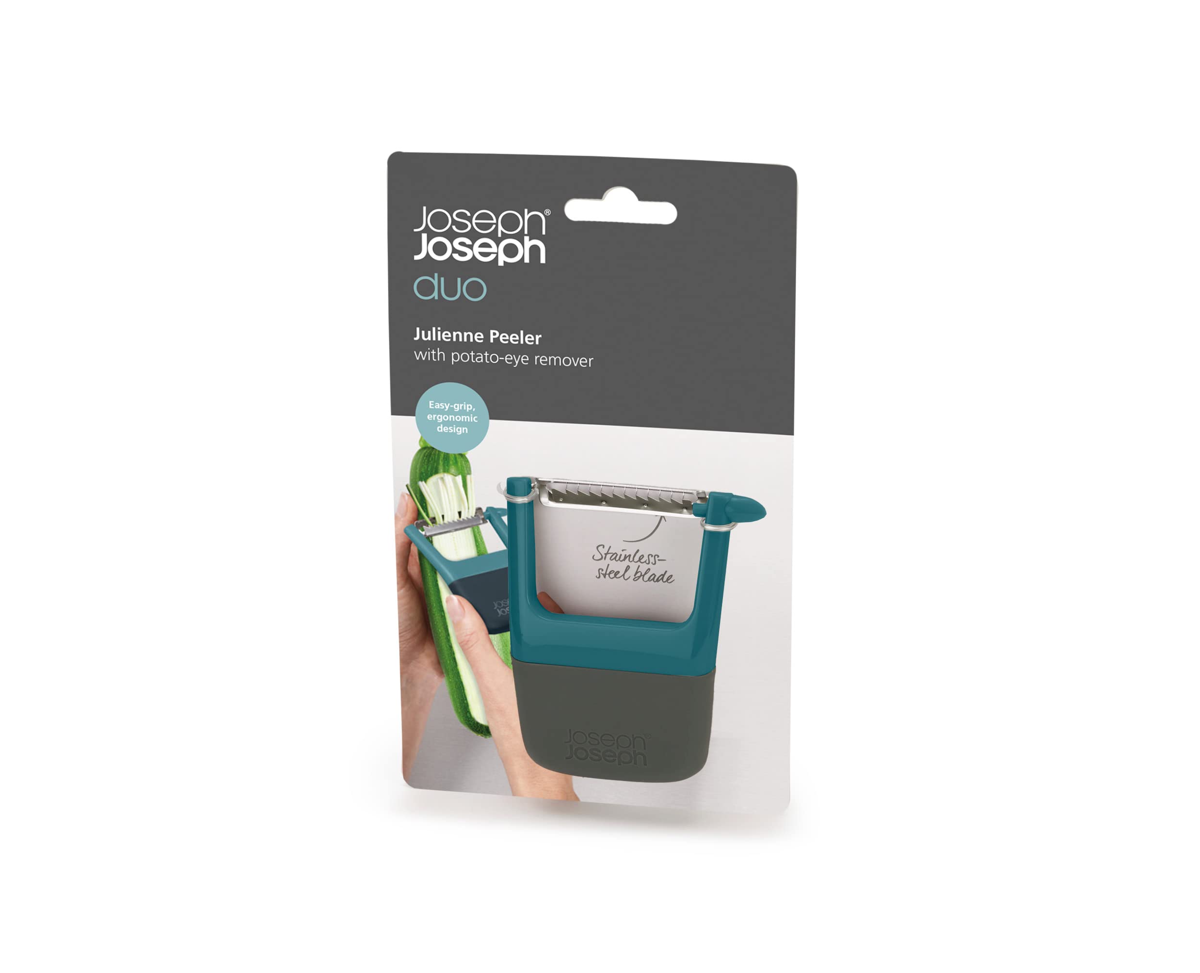 joseph-joseph-duo-pluche-l-gumes-ergonomique-facile-saisir-avec-lame-acier-inoxy image 2