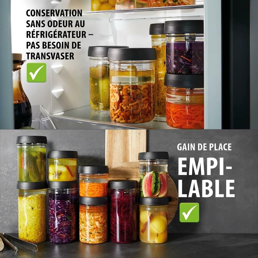 gefu-nativo-bocal-de-fermentation-1-litre-en-verre-avec-valve-2-en-1-ferment-ven image 7
