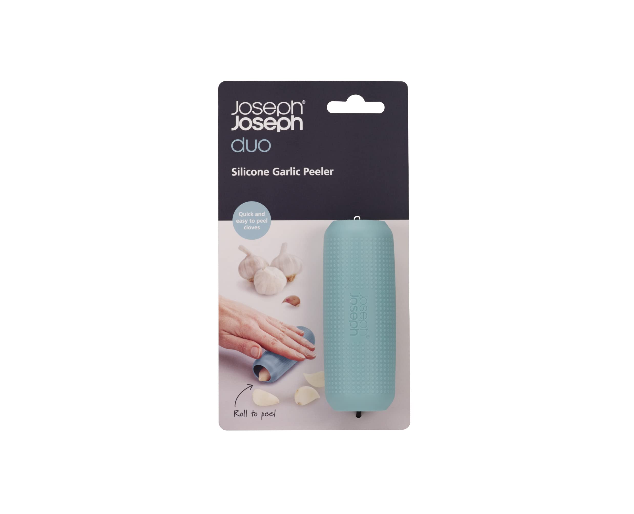 joseph-joseph-duo-plucheur-d-ail-en-silicone-rouleau-anti-odeur-opale image 2