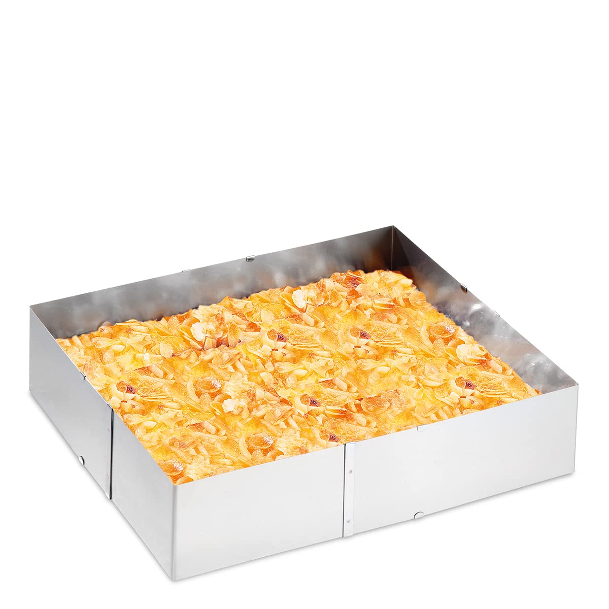 gefu-uno-cadre-g-teau-extensible-en-acier-inoxydable-de-20x24-38x46-cm-hauteur-8 image 1