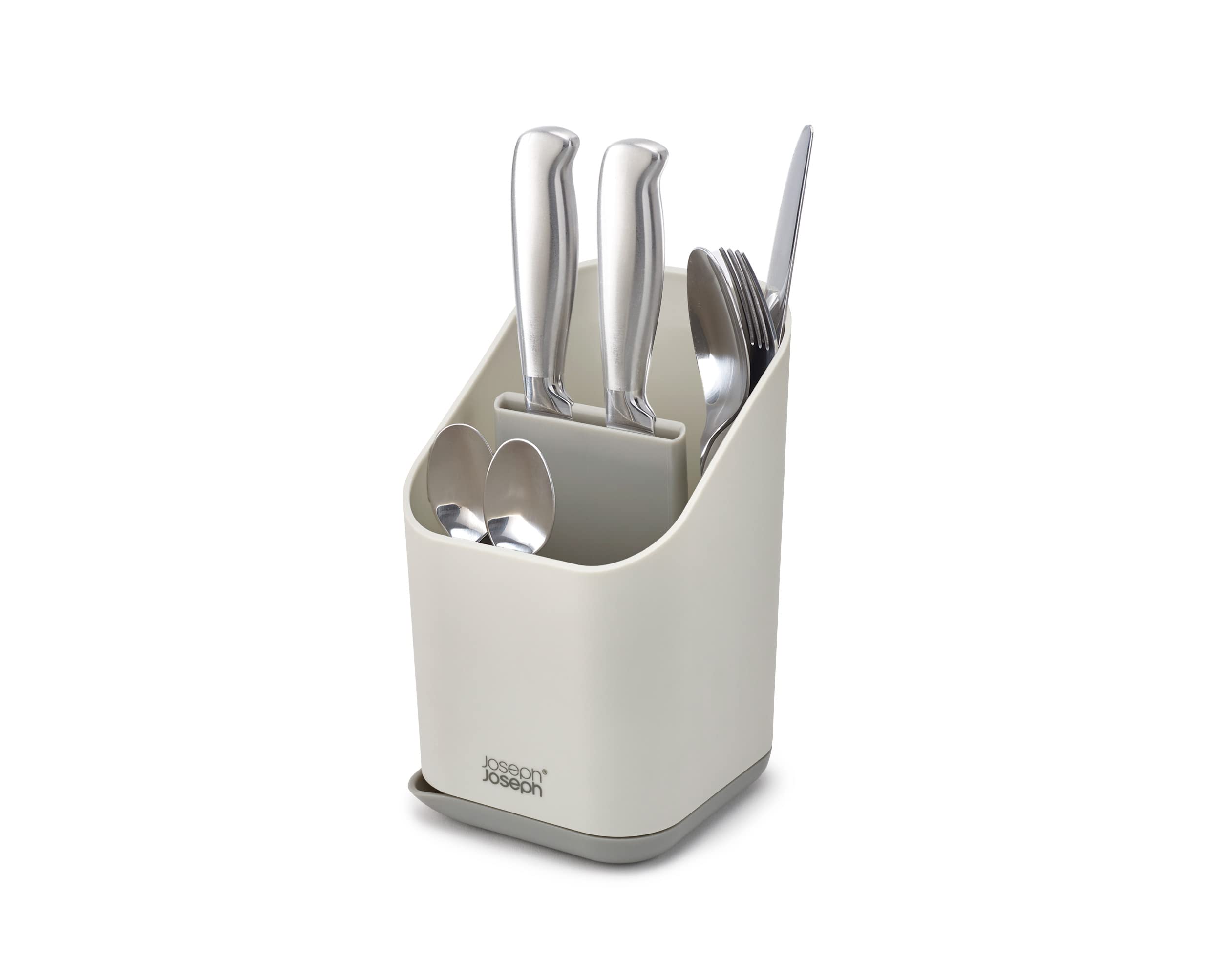 joseph-joseph-duo-gouttoir-couverts-pour-vier-avec-fente-couteaux-et-bec-verseur image 1