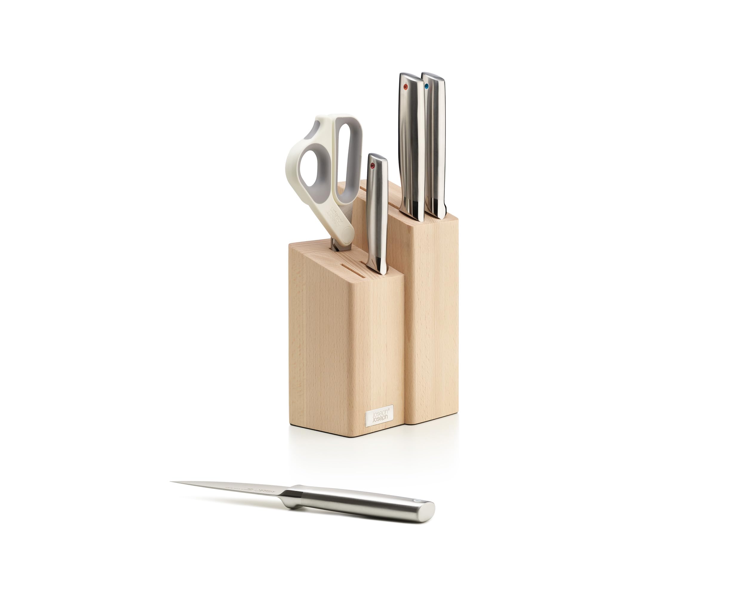 joseph-joseph-fusion-ensemble-de-5-couteaux-de-cuisine-japonais-avec-couperet-16 image 1