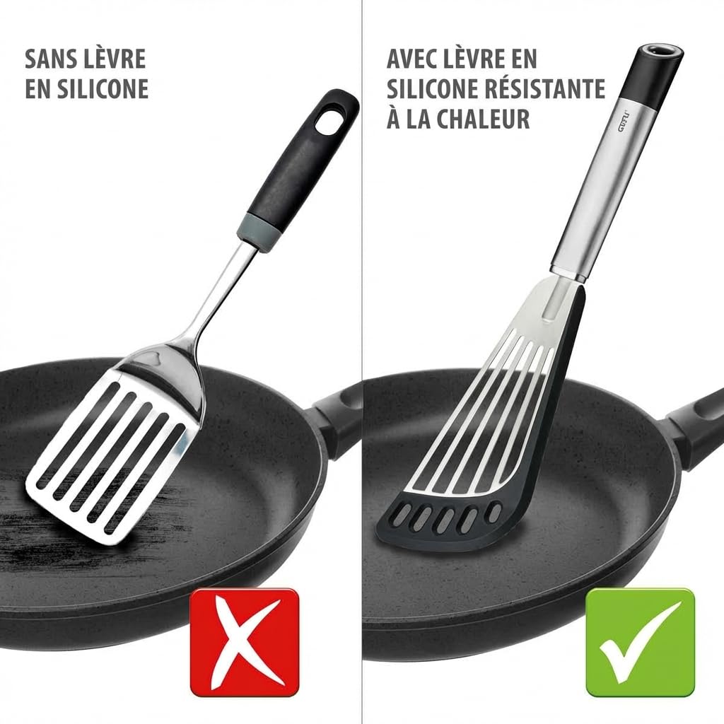 gefu-primeline-29202-spatule-de-cuisine-en-silicone-et-inox-20-cm-r-sistante-la- image 7