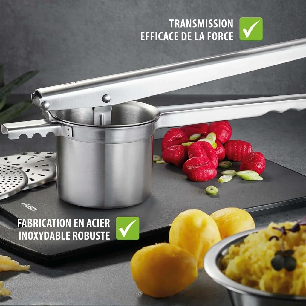 gefu-prenso-presse-pommes-de-terre-jus-et-spaetzle-en-acier-inoxydable-garantie- image 3