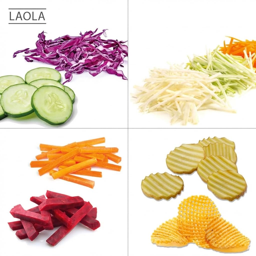 gefu-laola-mandoline-de-cuisine-multifonctionnelle-coupes-multiples-l-gumes-et-f image 6