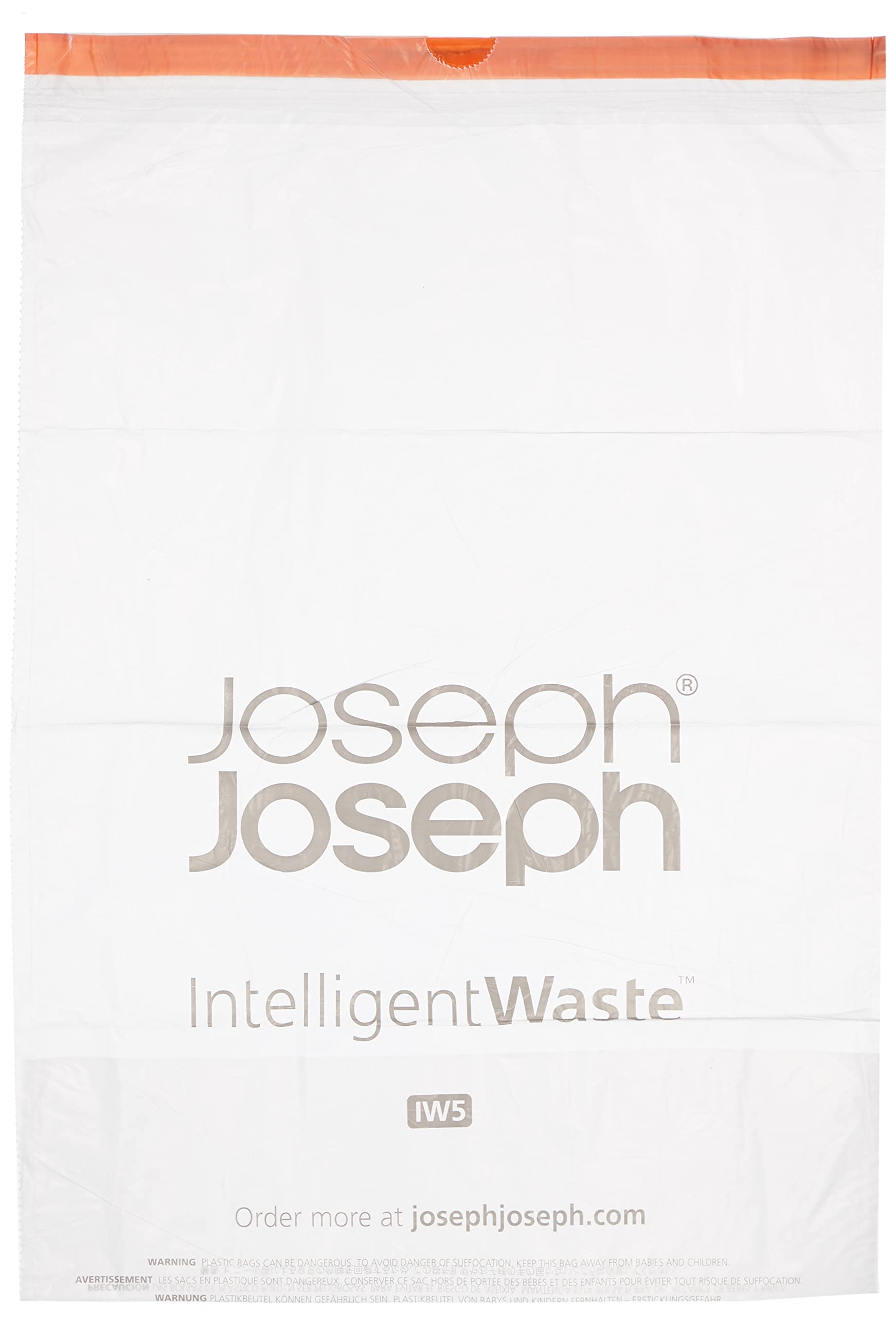 joseph-joseph-iw5-sacs-poubelle-40-litres-tr-s-r-sistants-avec-fermeture-poign-e image 1