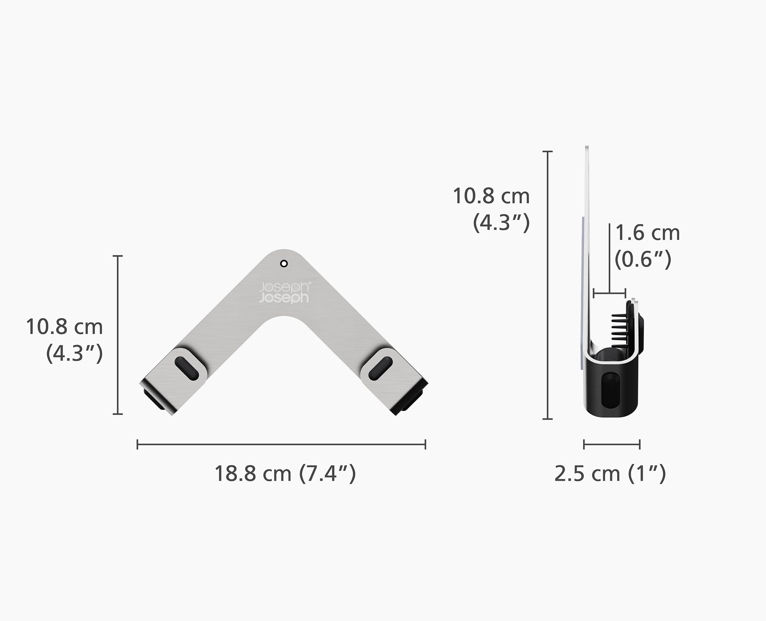 joseph-joseph-space-support-pour-couvercles-de-casseroles-auto-adh-sif-ou-vis-2- image 3