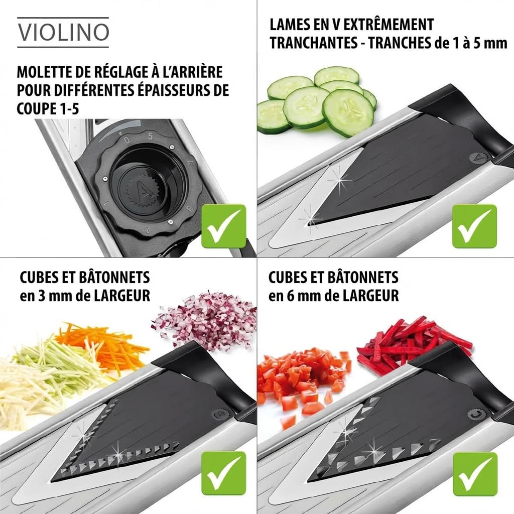 gefu-ge55700-violino-mandoline-en-acier-inoxydable-noir-44-5-cm-avec-3-modules-d image 5