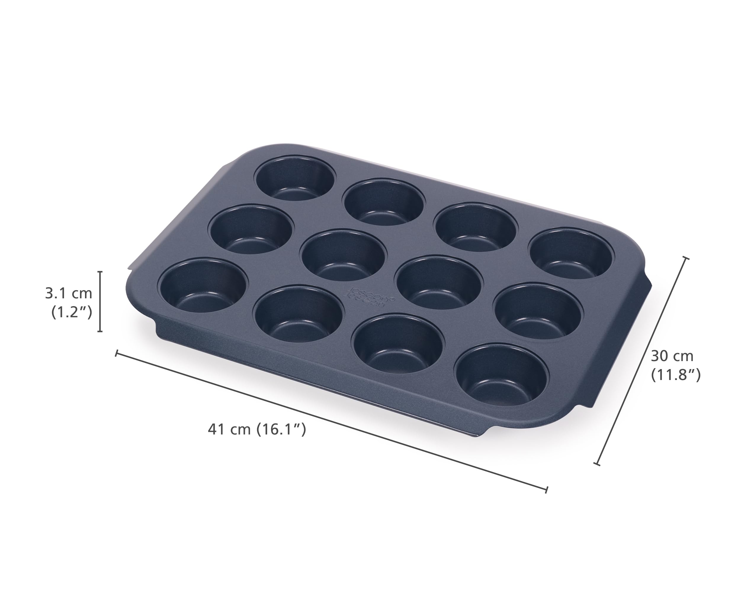 joseph-joseph-nest-plaque-muffins-antiadh-sive-12-tasses-en-acier-au-carbone-poi image 4