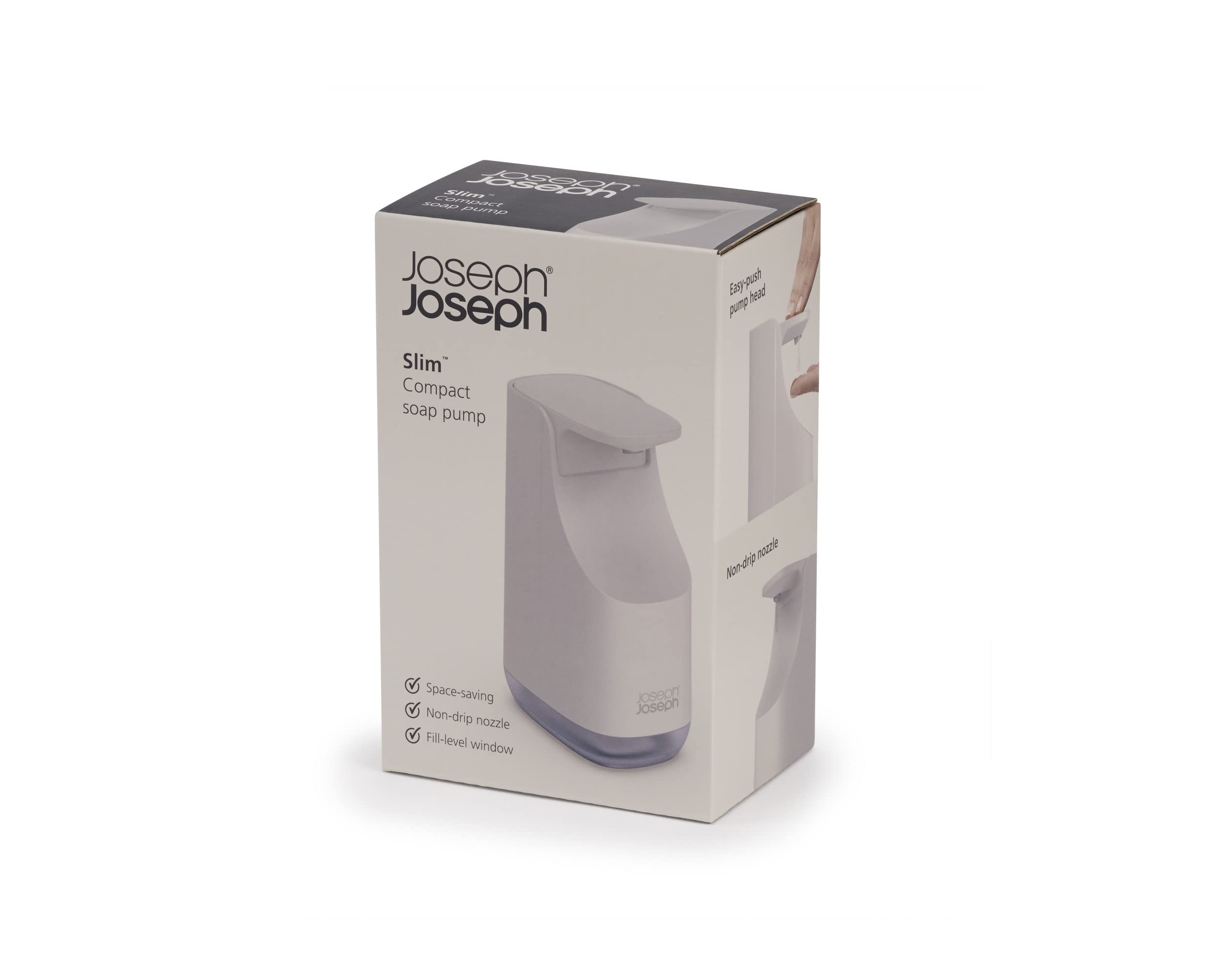 joseph-joseph-distributeur-de-savon-compact-et-peu-encombrant-pompe-facile-press image 3