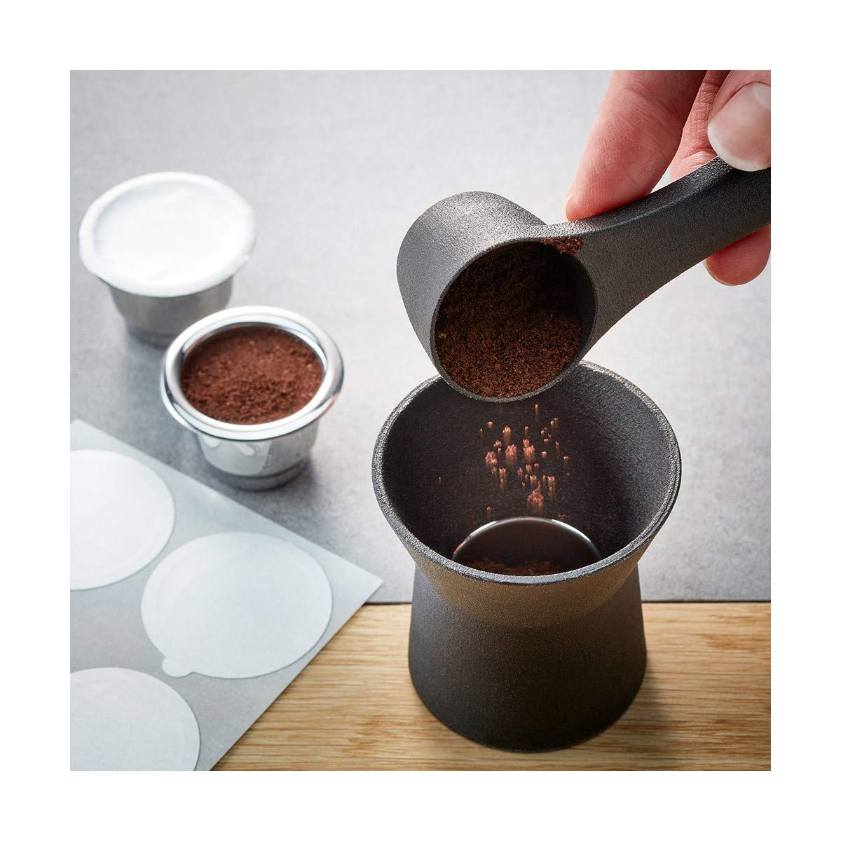 gefu-conscio-set-de-capsules-caf-r-utilisables-compatibles-nespresso-rechargeabl image 3