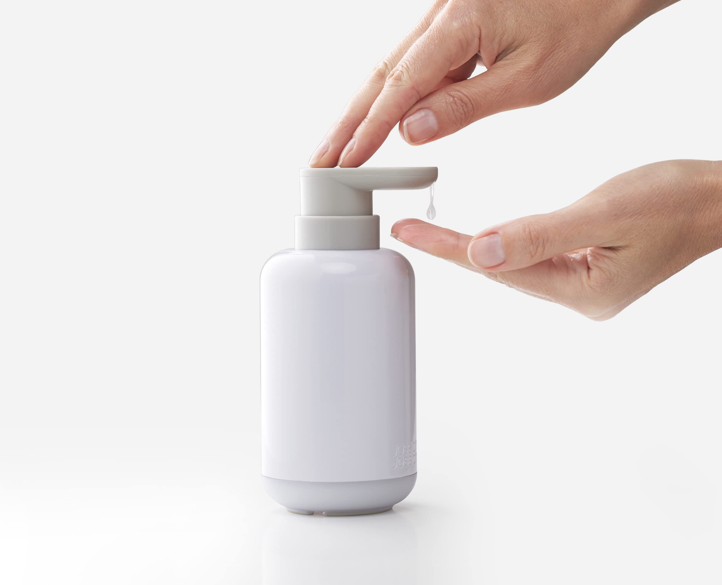 joseph-joseph-duo-pompe-distributeur-de-savon-rechargeable-300-ml-t-te-pression- image 4