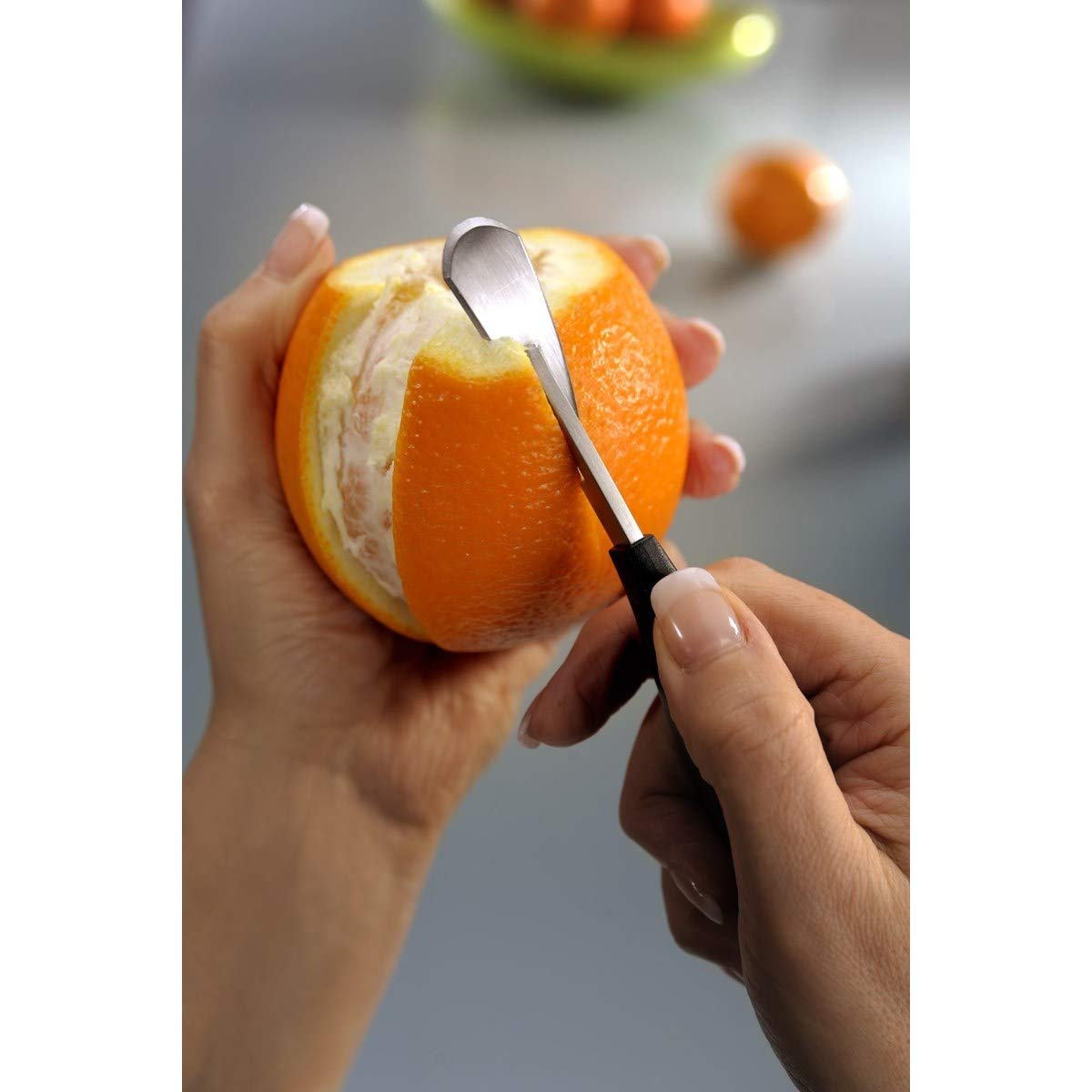 gefu-melansina-ge13730-pluche-orange-en-acier-inoxydable-lame-pr-cise-sans-ab-me image 3