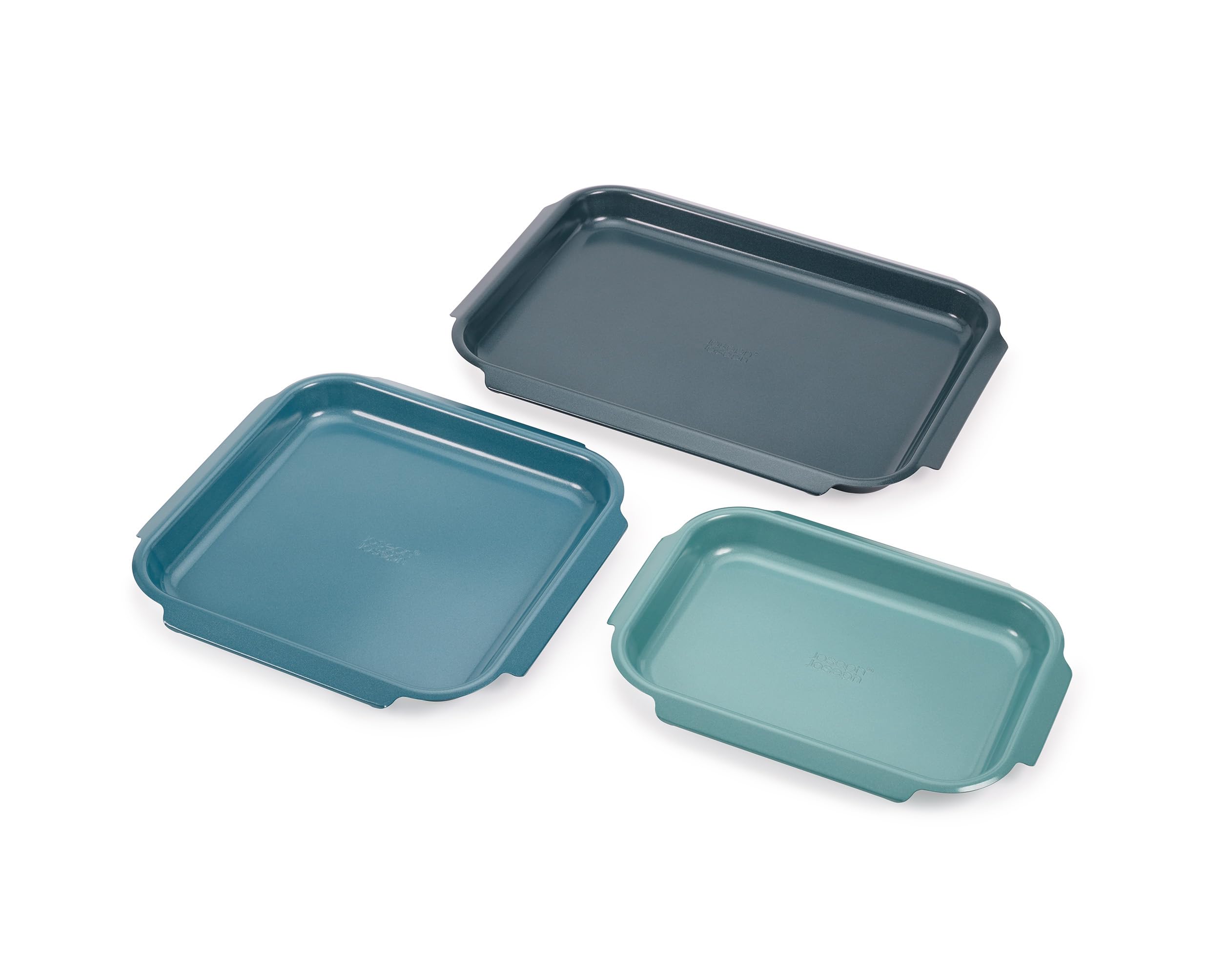 joseph-joseph-nest-bake-ensemble-de-3-plaques-de-cuisson-antiadh-sives-empilable image 2