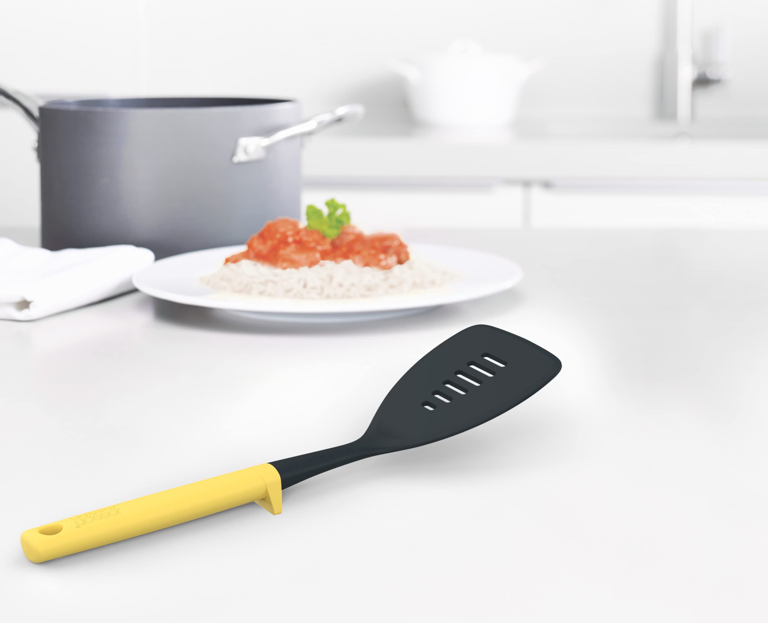 joseph-joseph-elevate-spatule-fentes-avec-repose-outils-int-gr-nylon-r-sistant-2 image 3