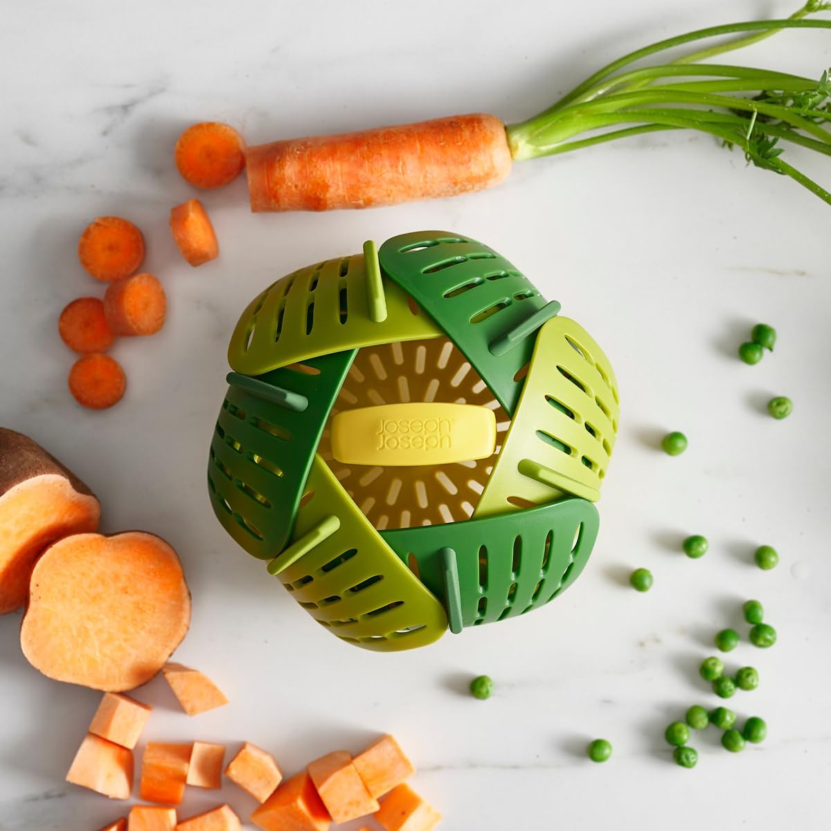 joseph-joseph-bloom-panier-vapeur-pliant-pour-l-gumes-parois-auto-ajustables-pie image 6