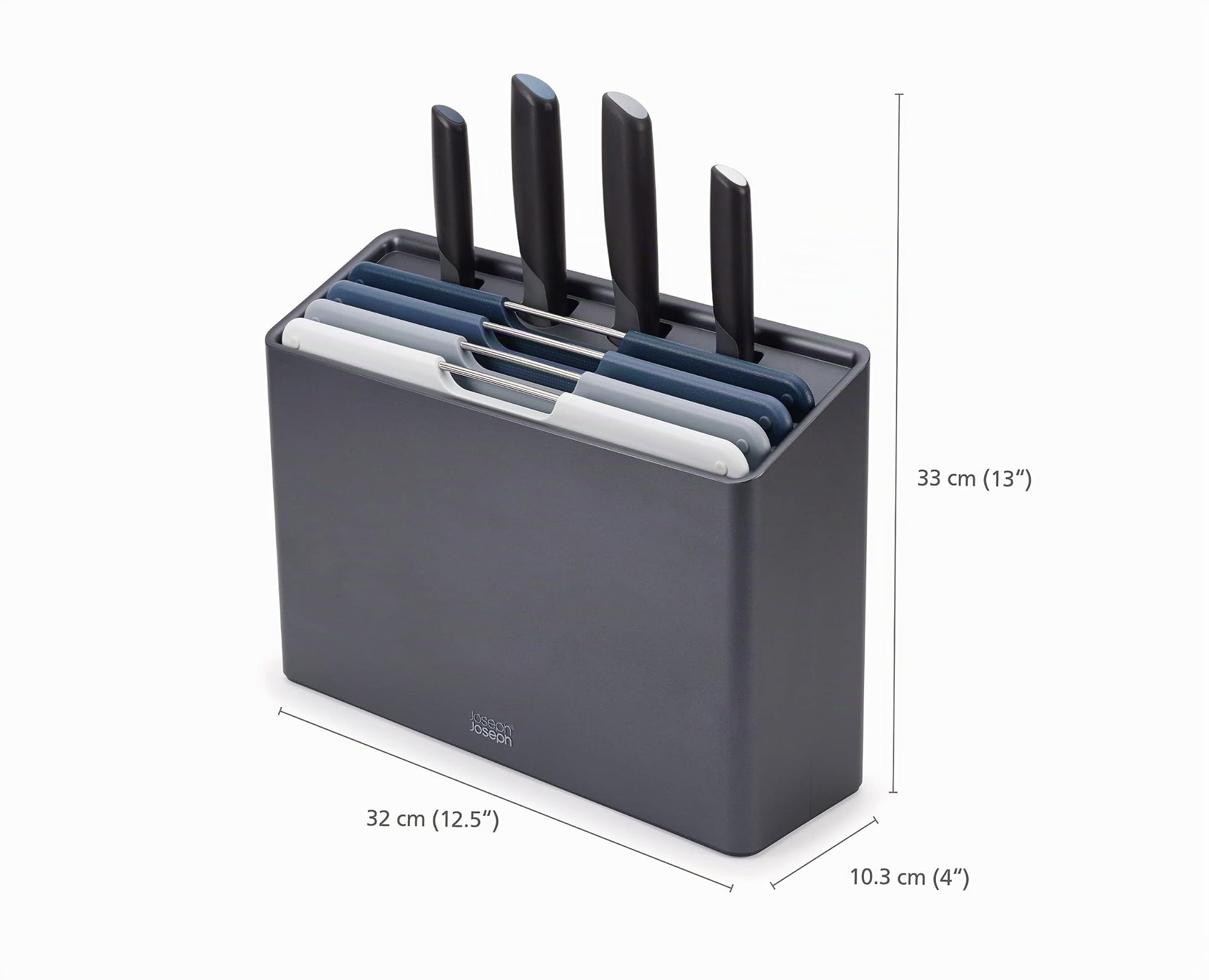 joseph-joseph-folio-plus-ensemble-8-pi-ces-4-couteaux-elevate-lames-inox-japonai image 2