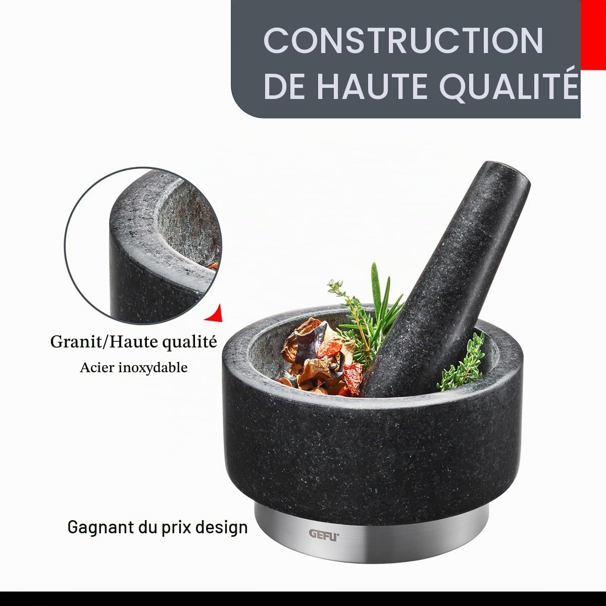 gefu-x-plosion-mortier-en-granit-naturel-avec-pilon-ergonomique-pour-moudre-les- image 5