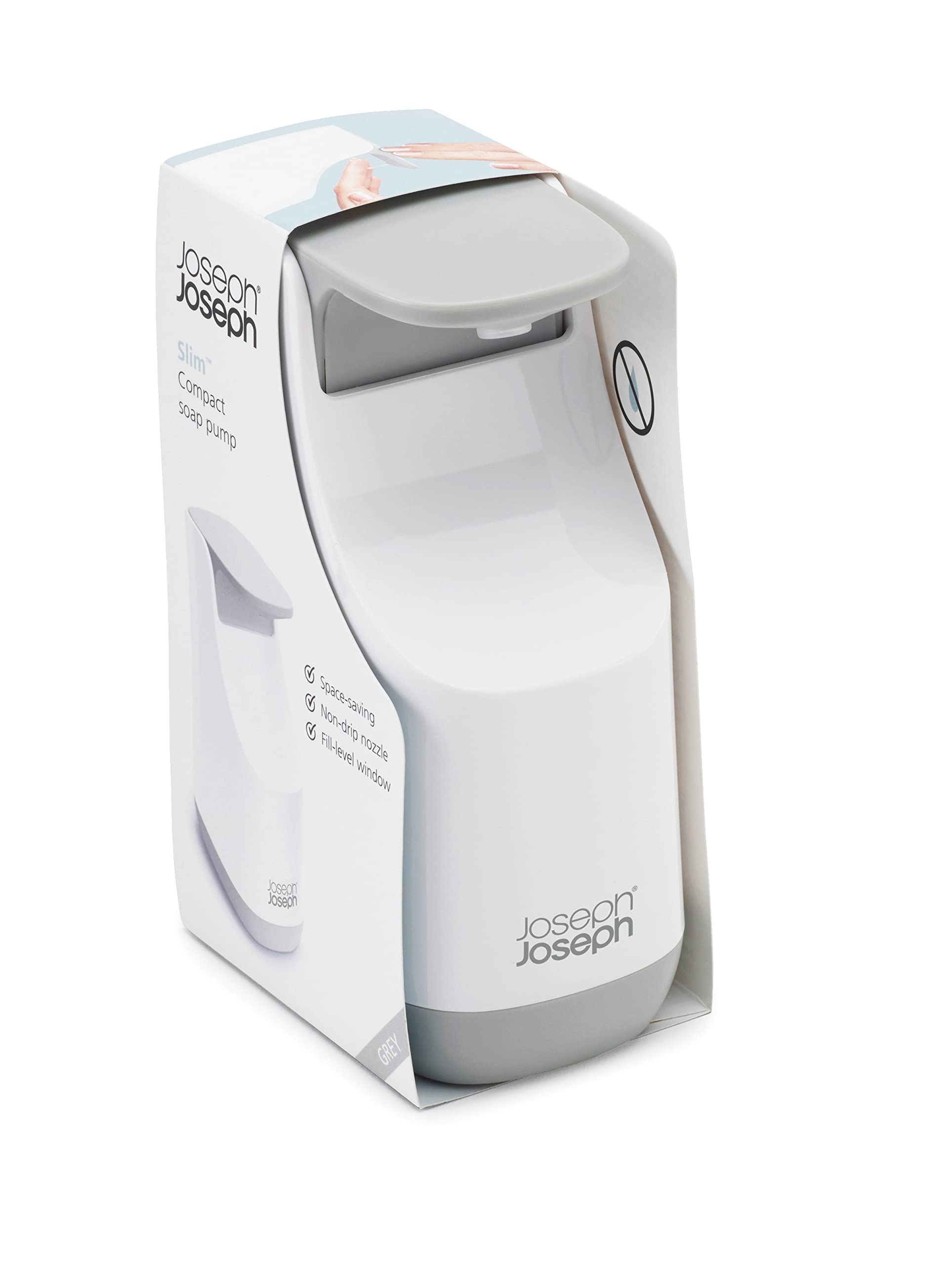 joseph-joseph-slim-compact-distributeur-de-savon-compact-rechargeable-350-ml-ave image 4