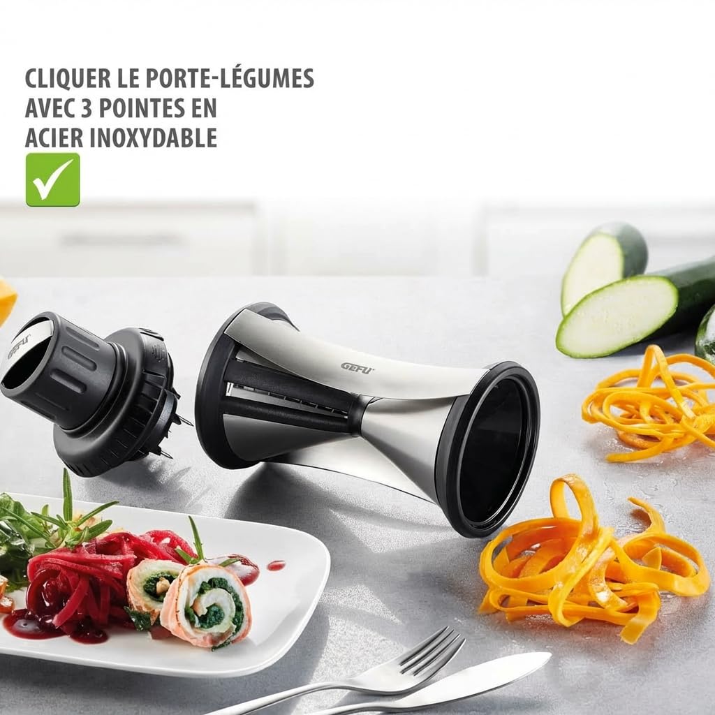 gefu-spirelli-xl-taille-l-gumes-spirale-d-coupe-spaghetti-de-l-gumes-pour-courge image 4