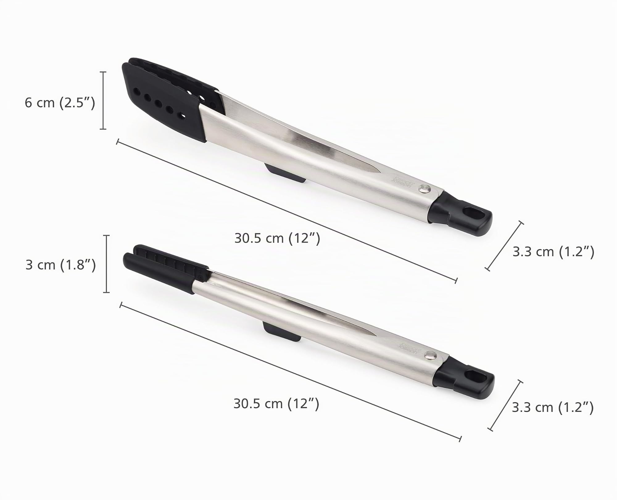 joseph-joseph-elevate-fusion-lot-de-2-pinces-de-cuisine-inox-et-silicone-r-sista image 4