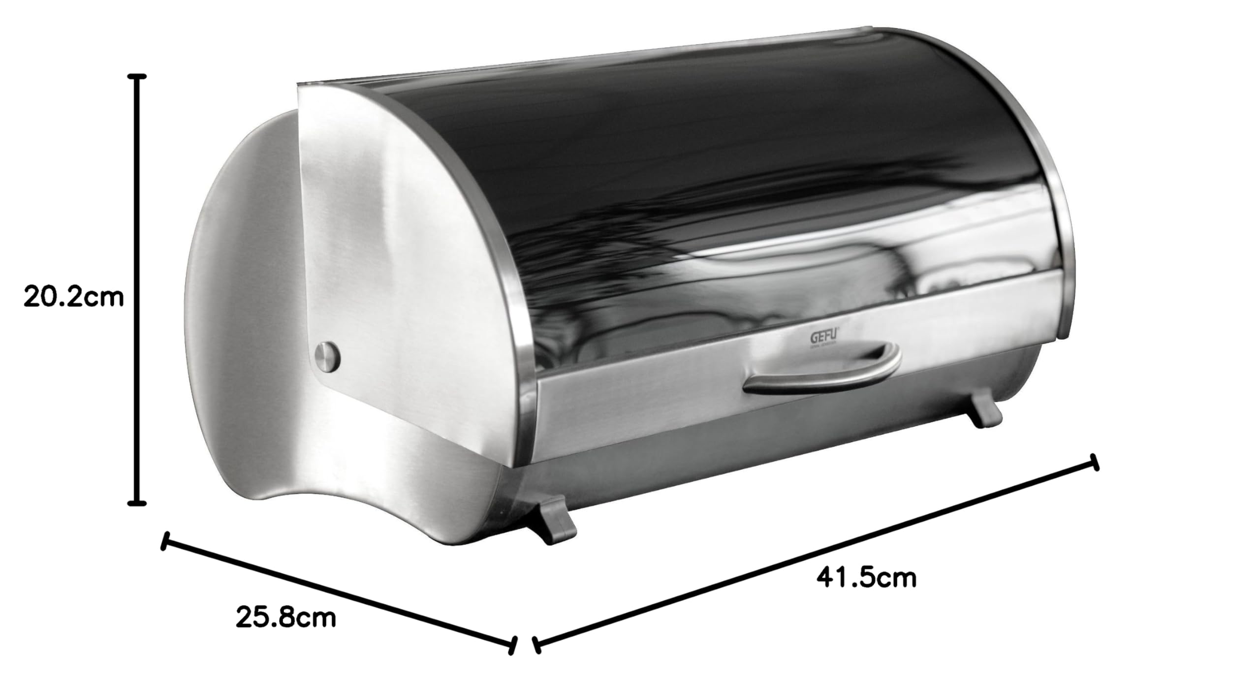 gefu-rondo-ge33600-bo-te-pain-en-acier-inoxydable-42-3-x-22-3-x-27-cm-design-ino image 3