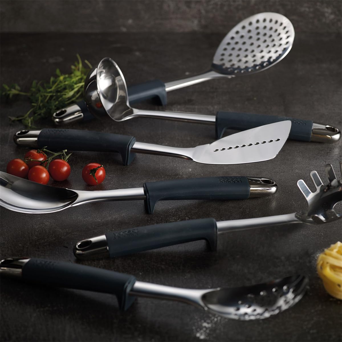 joseph-joseph-elevate-set-de-6-ustensiles-de-cuisine-en-nylon-antiadh-sif-r-sist image 3