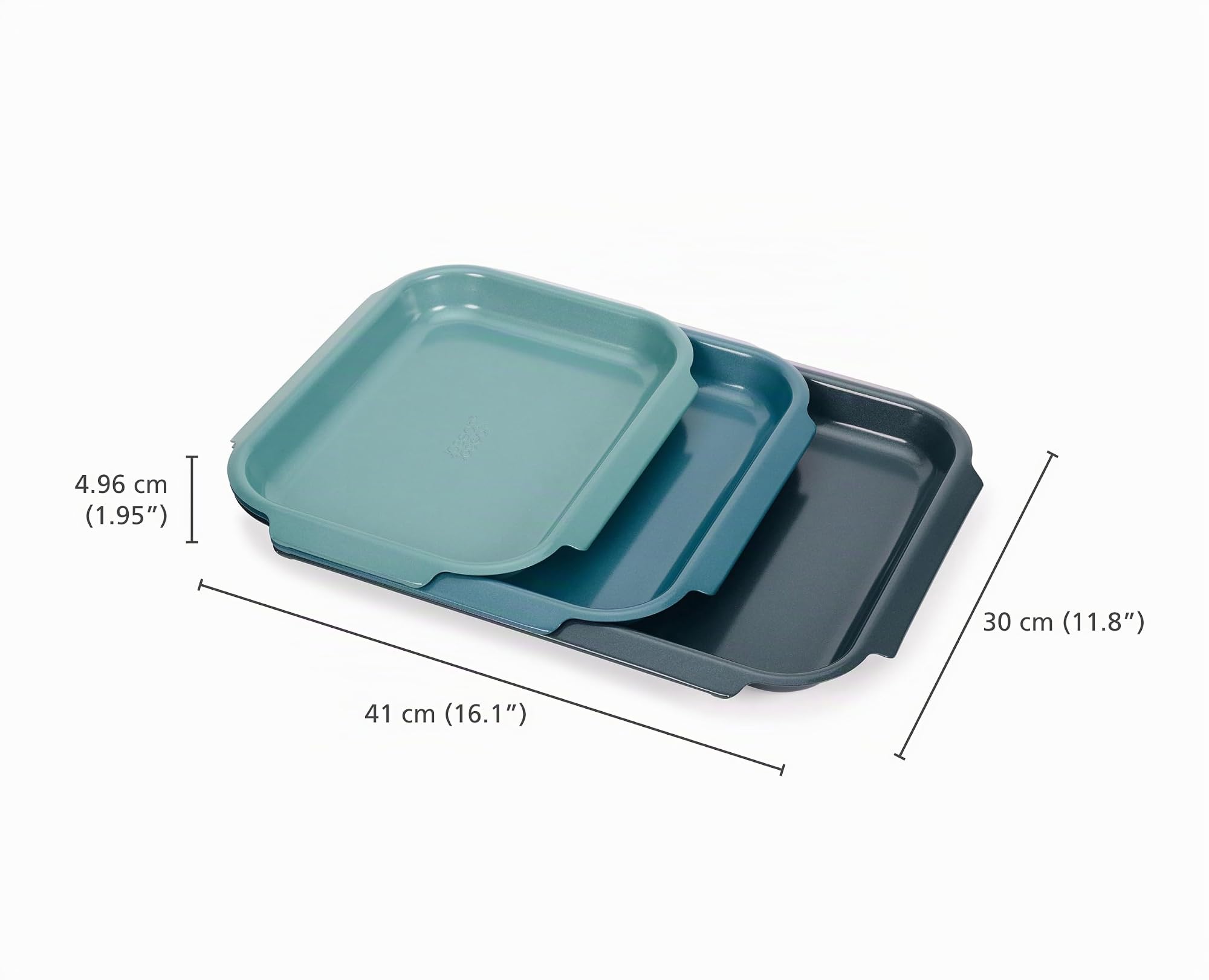 joseph-joseph-nest-bake-ensemble-de-3-plaques-de-cuisson-antiadh-sives-empilable image 4