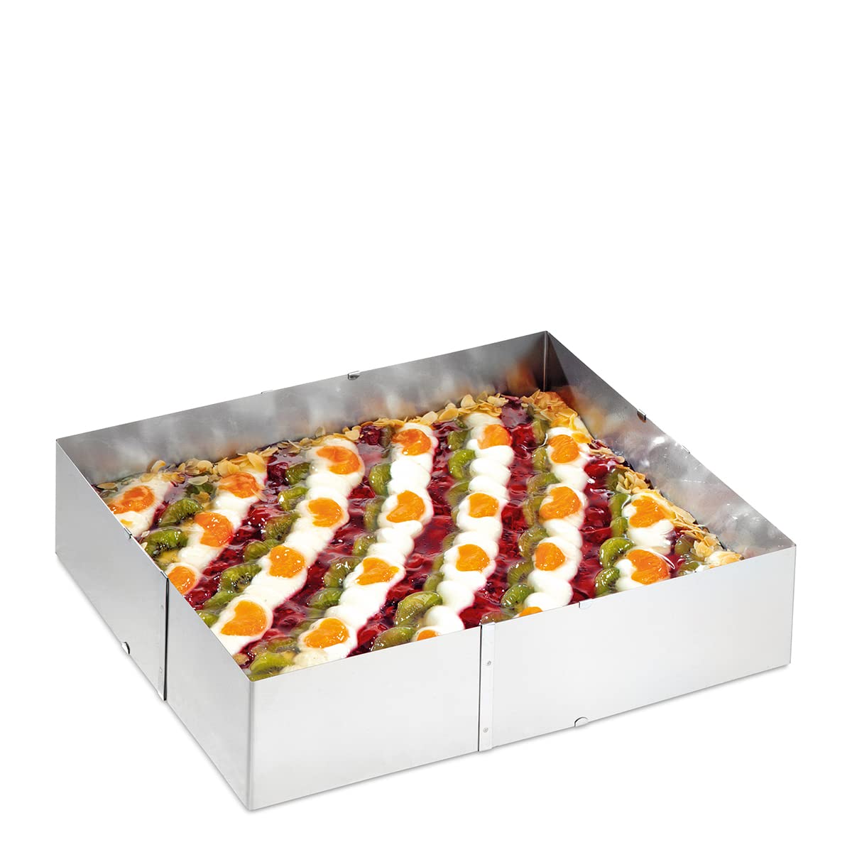 gefu-uno-cadre-g-teau-extensible-en-acier-inoxydable-de-20x24-38x46-cm-hauteur-8 image 2