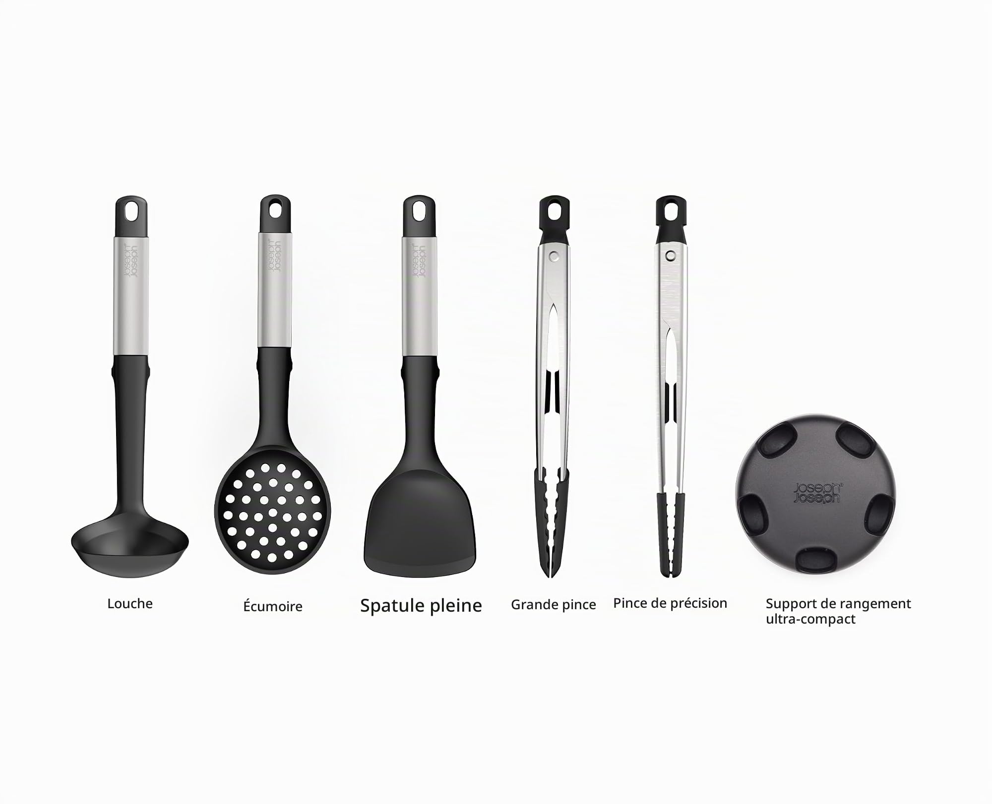 joseph-joseph-elevate-fusion-ensemble-d-ustensiles-de-cuisine-5-pi-ces-silicone- image 2
