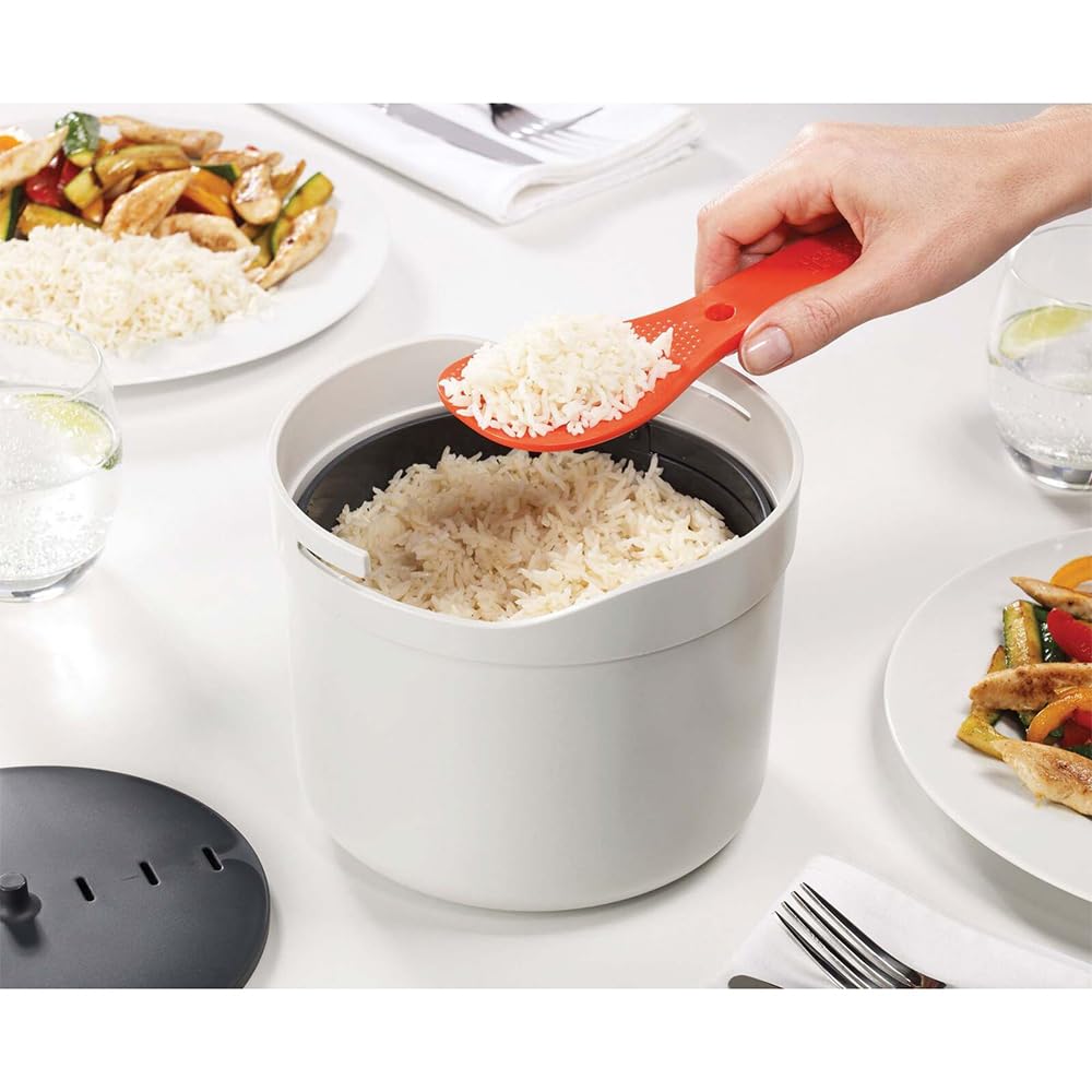 joseph-joseph-m-cuisine-cuiseur-riz-pour-micro-ondes-multifonction-2-litres-avec image 2