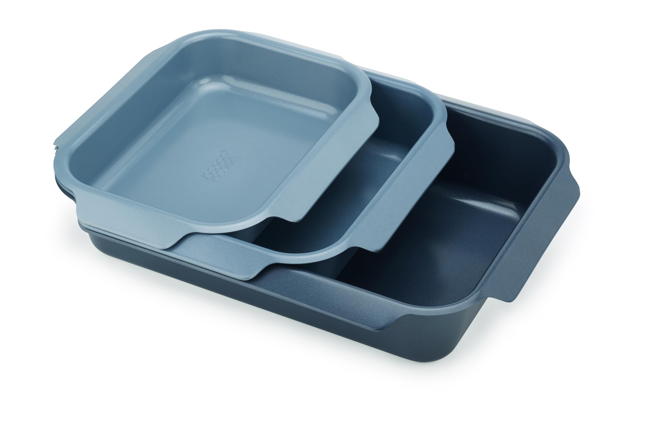 joseph-joseph-nest-lot-de-3-plats-r-tir-antiadh-sifs-en-acier-au-carbone-avec-po image 1