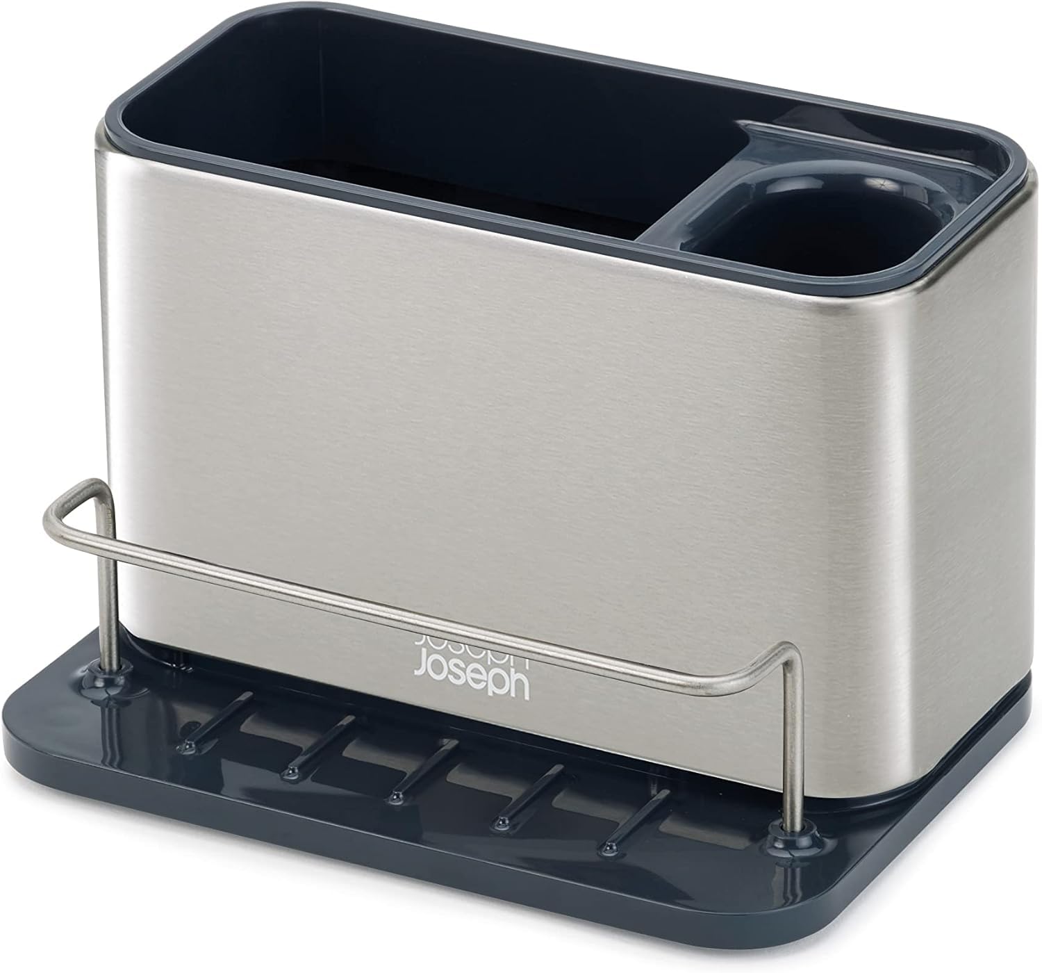 joseph-joseph-surface-organiseur-d-vier-en-acier-inoxydable-anti-traces-porte-po image 3