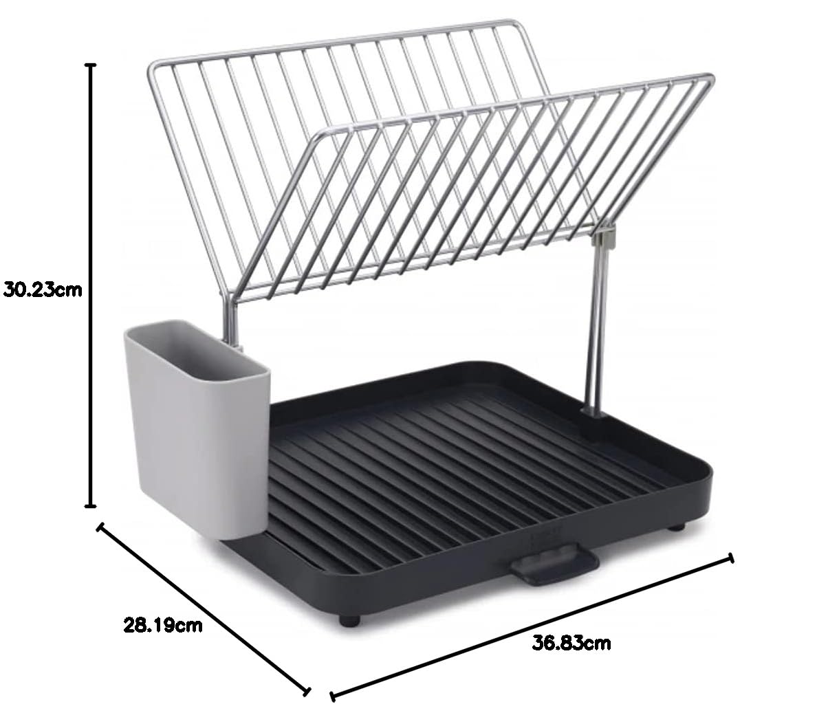 joseph-joseph-y-rack-gouttoir-vaisselle-2-niveaux-avec-pot-ustensiles-et-bec-de- image 8