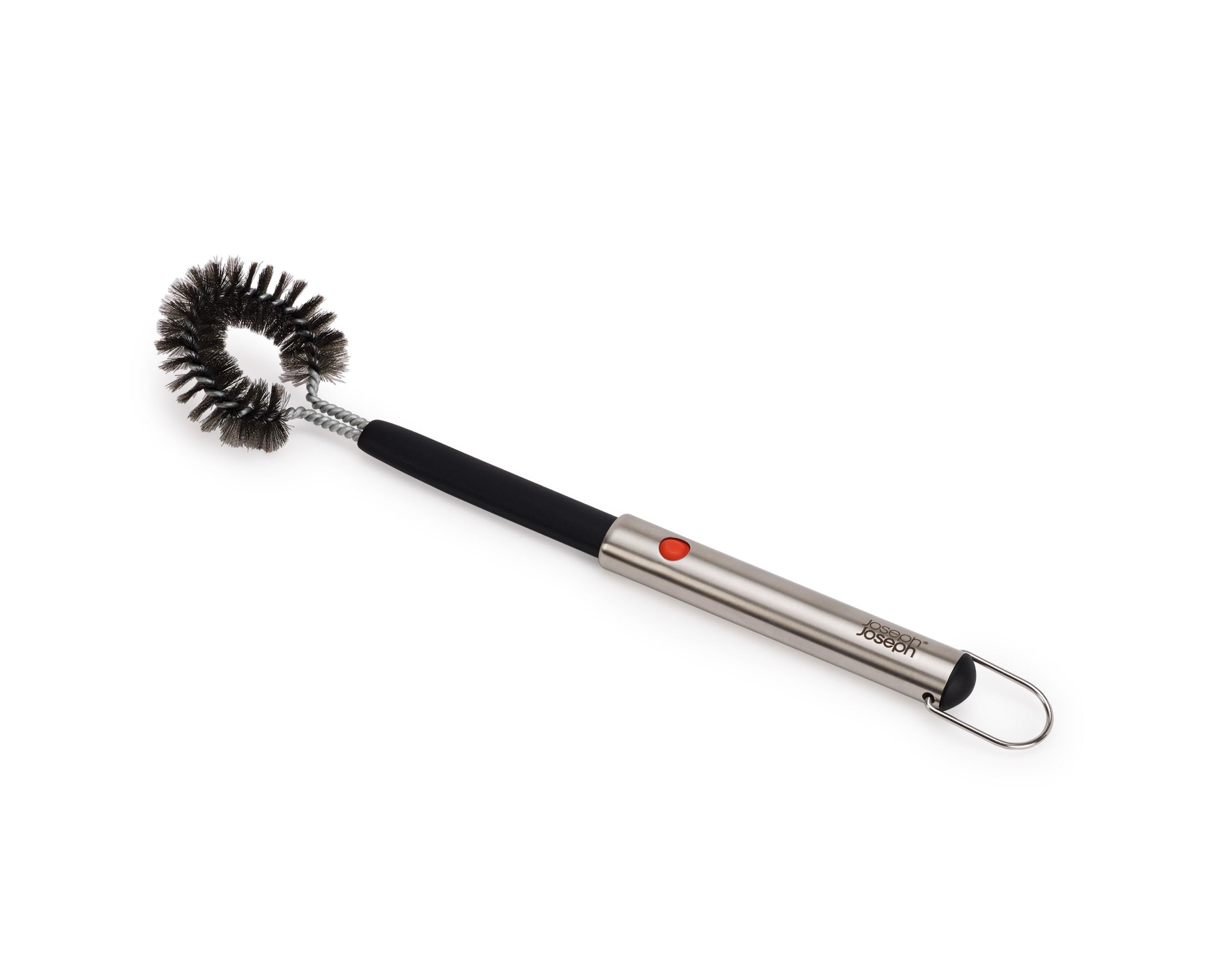 joseph-joseph-grillout-brosse-bbq-robuste-t-te-r-tractable-avec-poils-m-tallique image 1