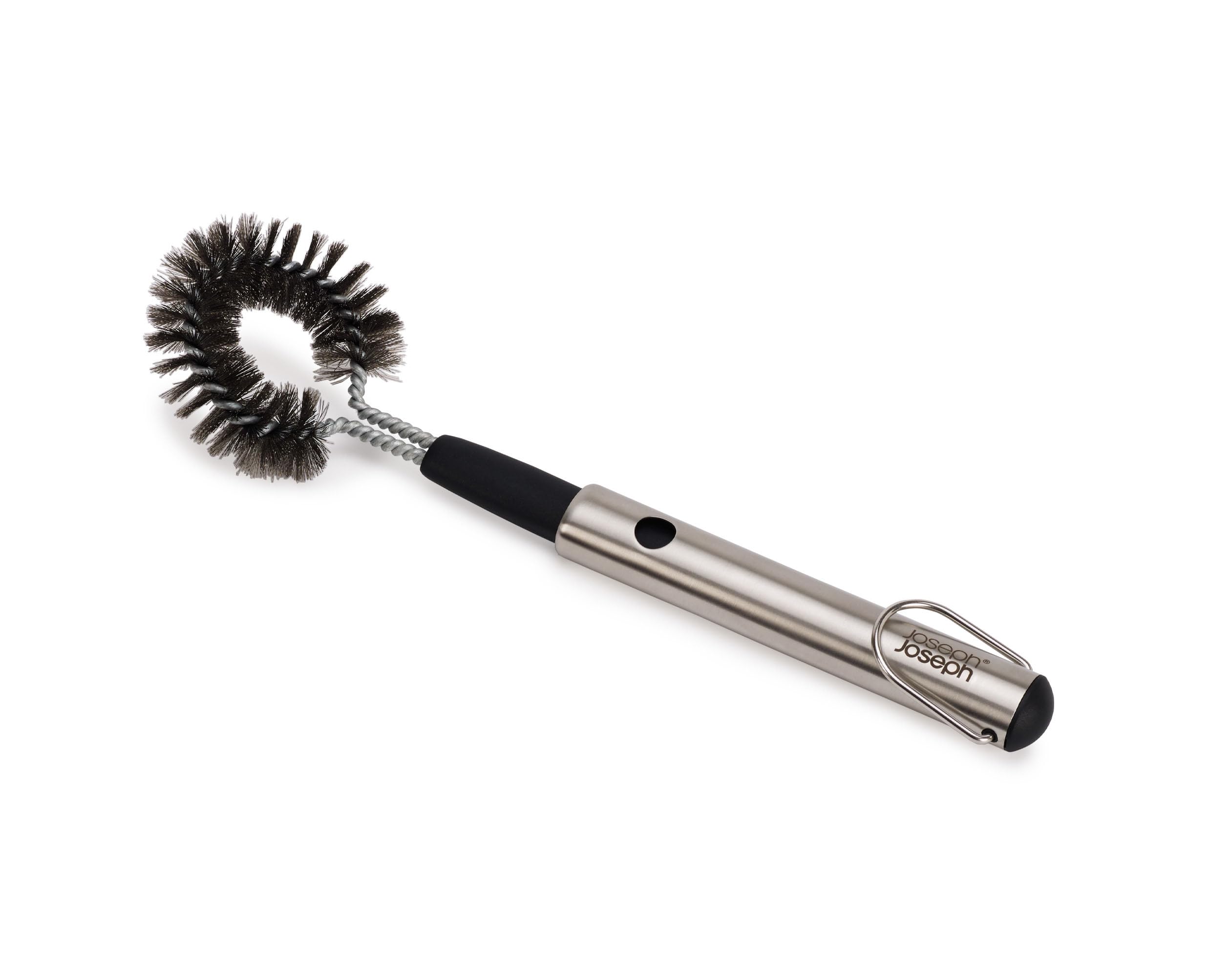 joseph-joseph-grillout-brosse-bbq-robuste-t-te-r-tractable-avec-poils-m-tallique image 2
