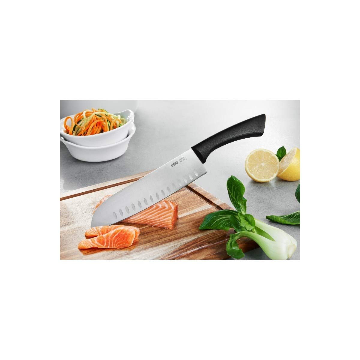 gefu-senso-santokumesser-couteau-santoku-lame-alv-ol-e-en-acier-japonais-19-5-cm image 3