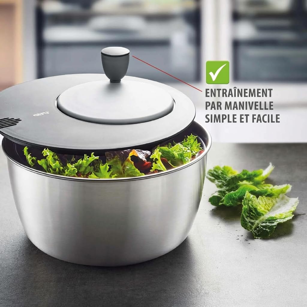 gefu-rotare-gf28180-essoreuse-salade-en-acier-inoxydable-3-l-25-cm-h-17-2-cm-arg image 3