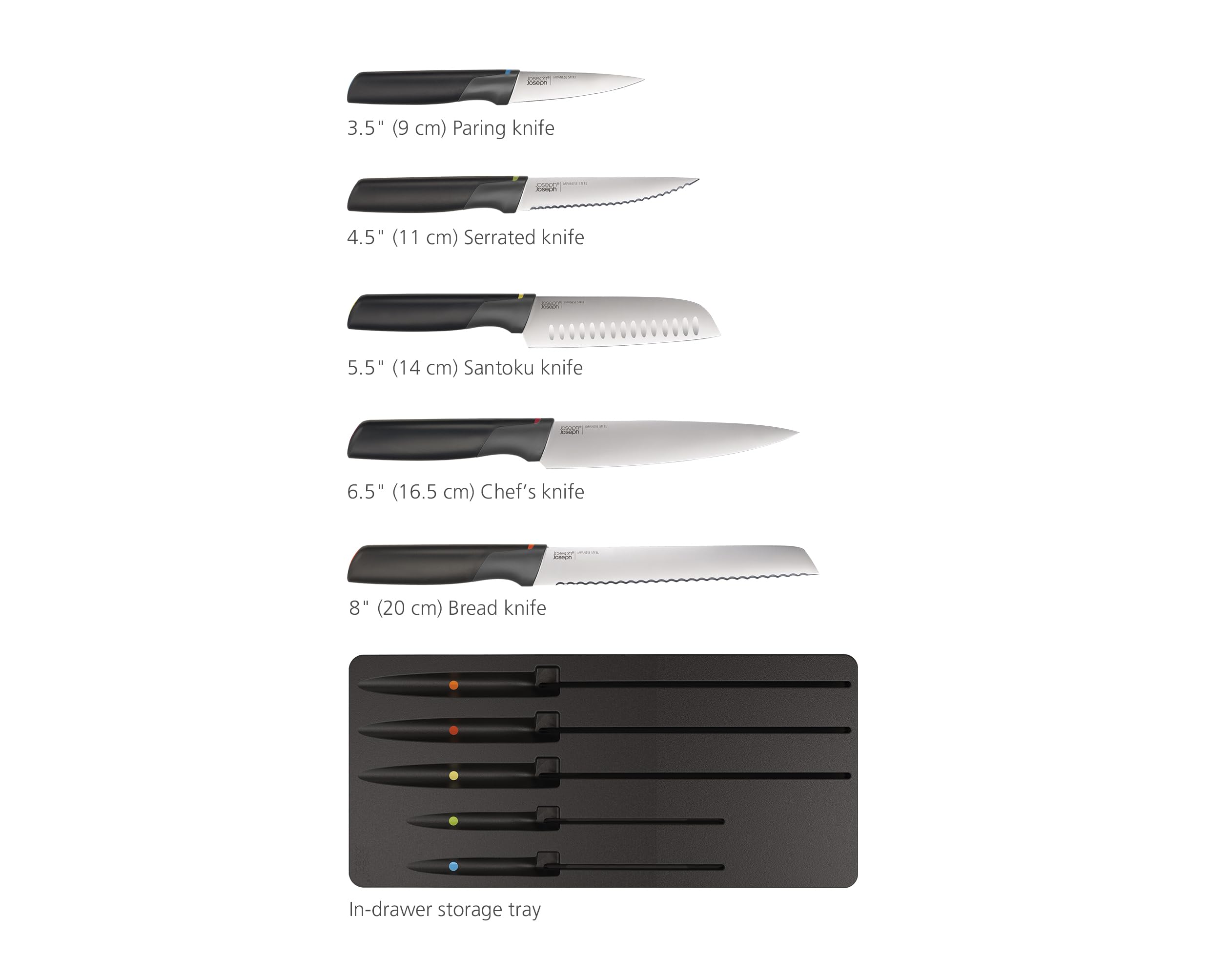 joseph-joseph-elevate-ensemble-10-pi-ces-couteaux-de-cuisine-et-ustensiles-avec- image 5