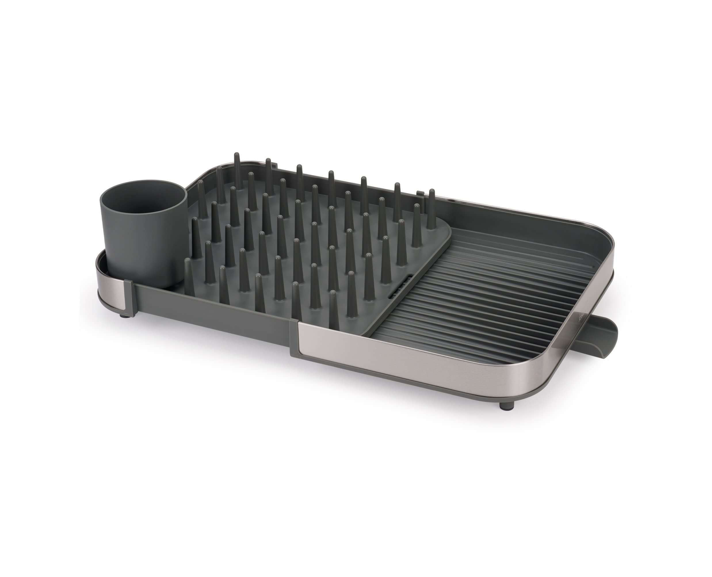 joseph-joseph-duo-gouttoir-vaisselle-extensible-avec-porte-couverts-amovible-bec image 2