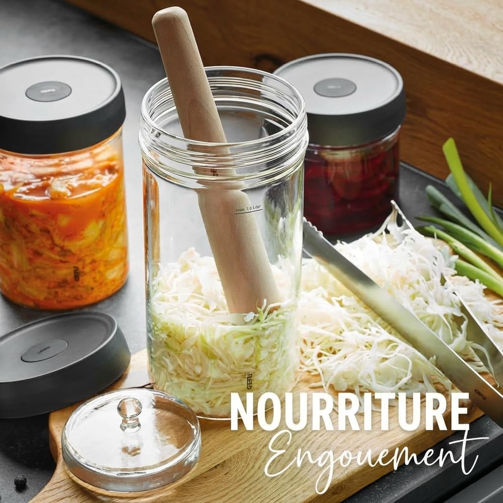 gefu-nativo-bocal-de-fermentation-1-litre-en-verre-avec-valve-2-en-1-ferment-ven image 6