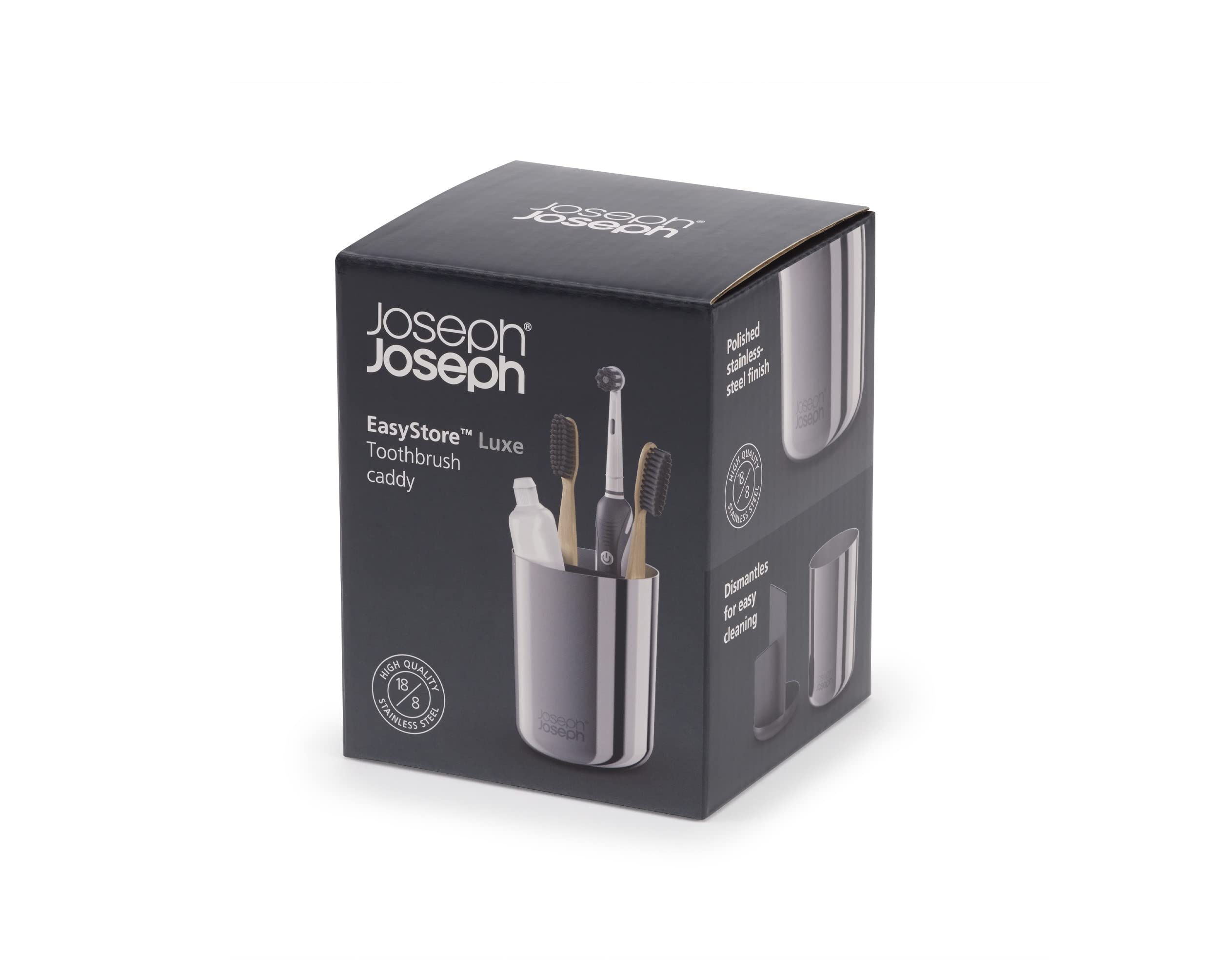 joseph-joseph-easystore-porte-brosse-dents-en-acier-inoxydable-poli-avec-s-parat image 4