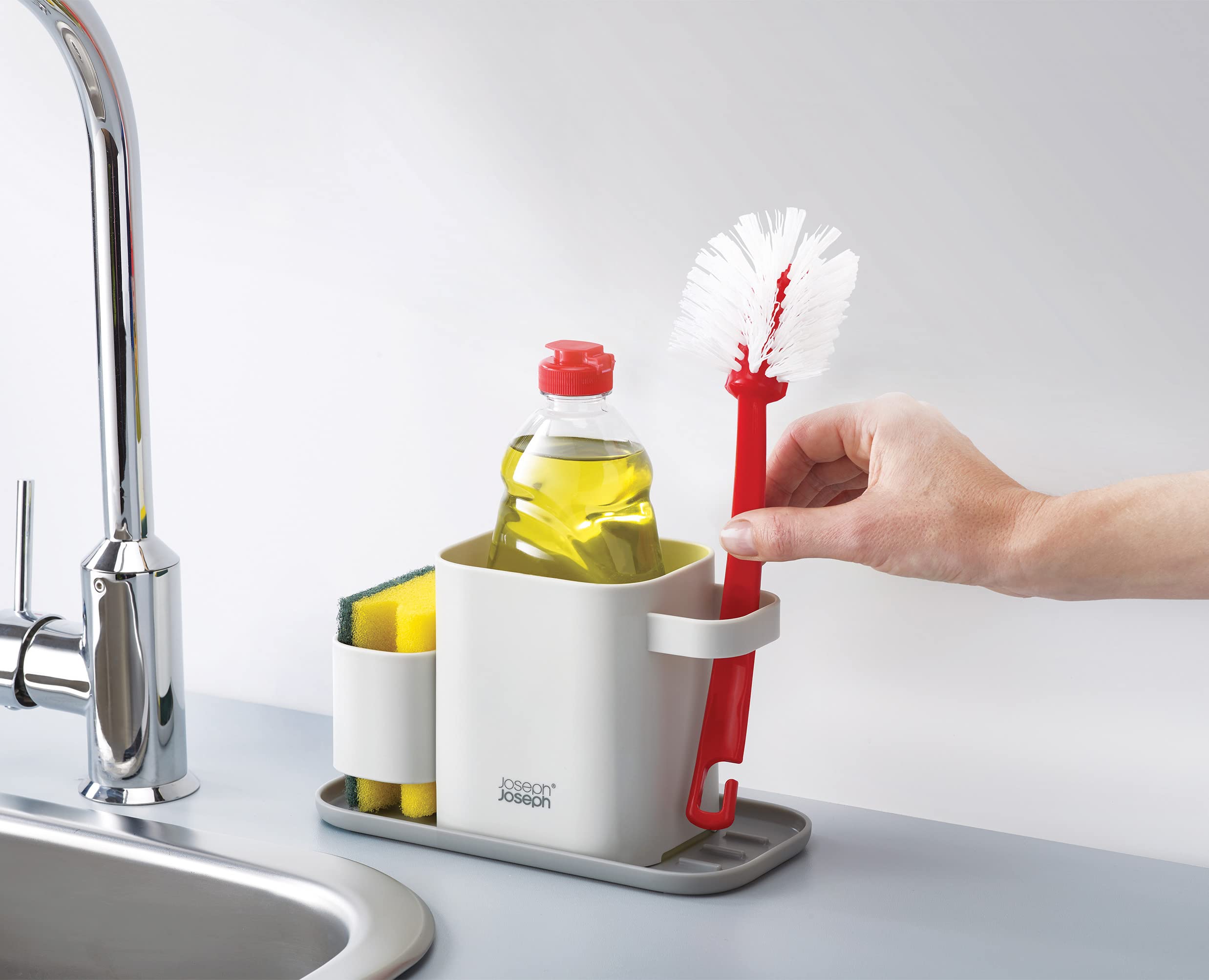 joseph-joseph-duo-sink-tidy-organisateur-d-vier-3-en-1-avec-porte-ponge-ventil-g image 5