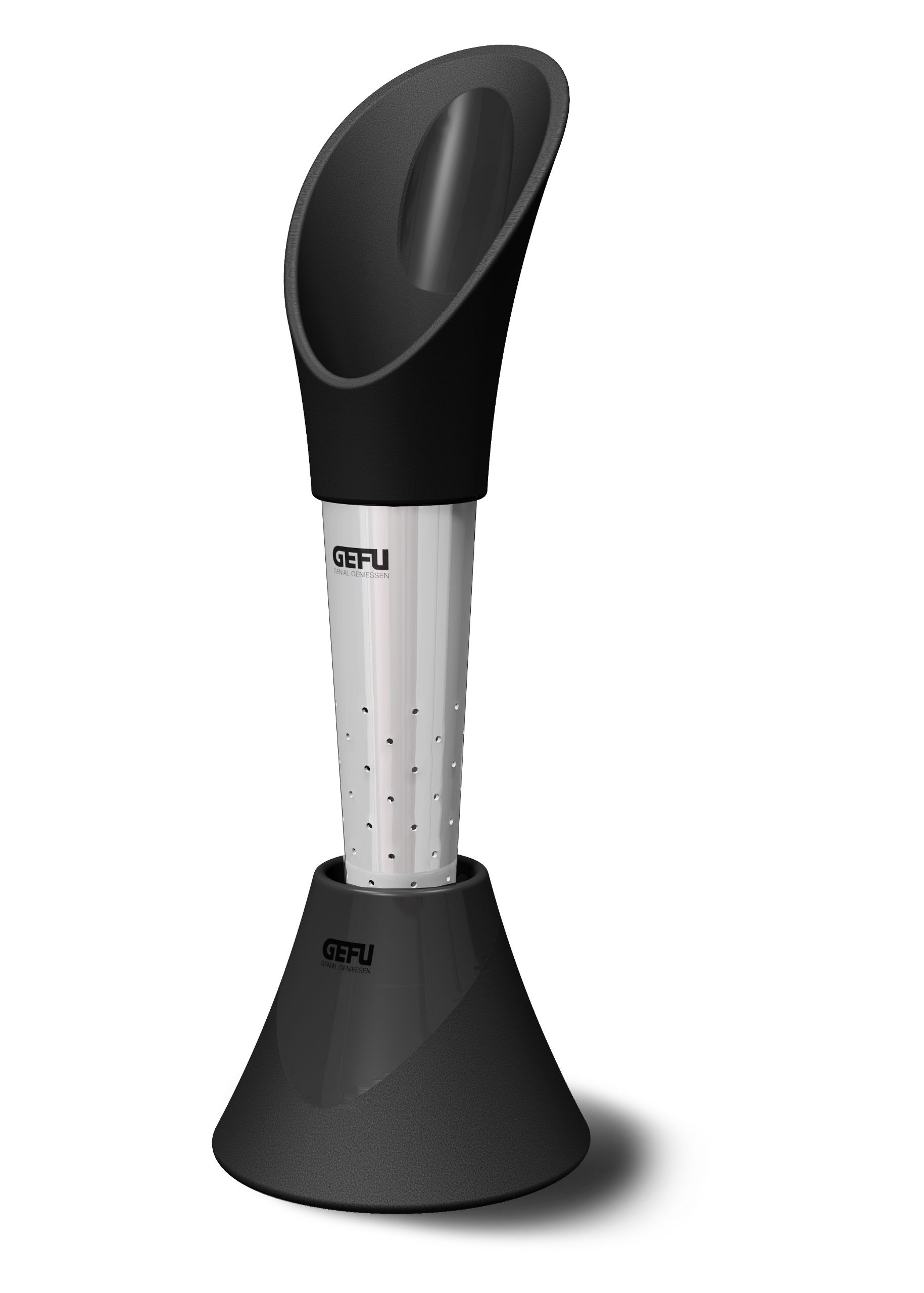 gefu-tealeaf-ge12870-infuseur-th-en-acier-inoxydable-noir-avec-entonnoir-doseur- image 1