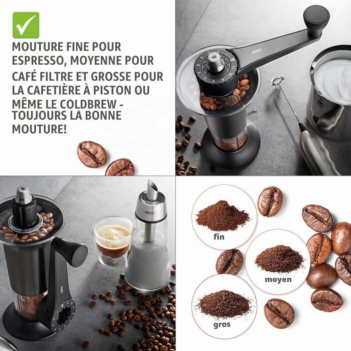 gefu-lorenzo-moulin-caf-lectrique-noir-acier-inoxydable image 3